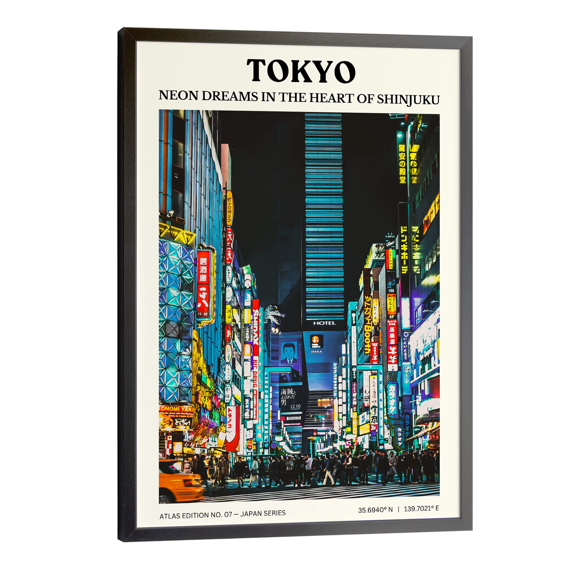 Shinjuku After Dark Travel Poster