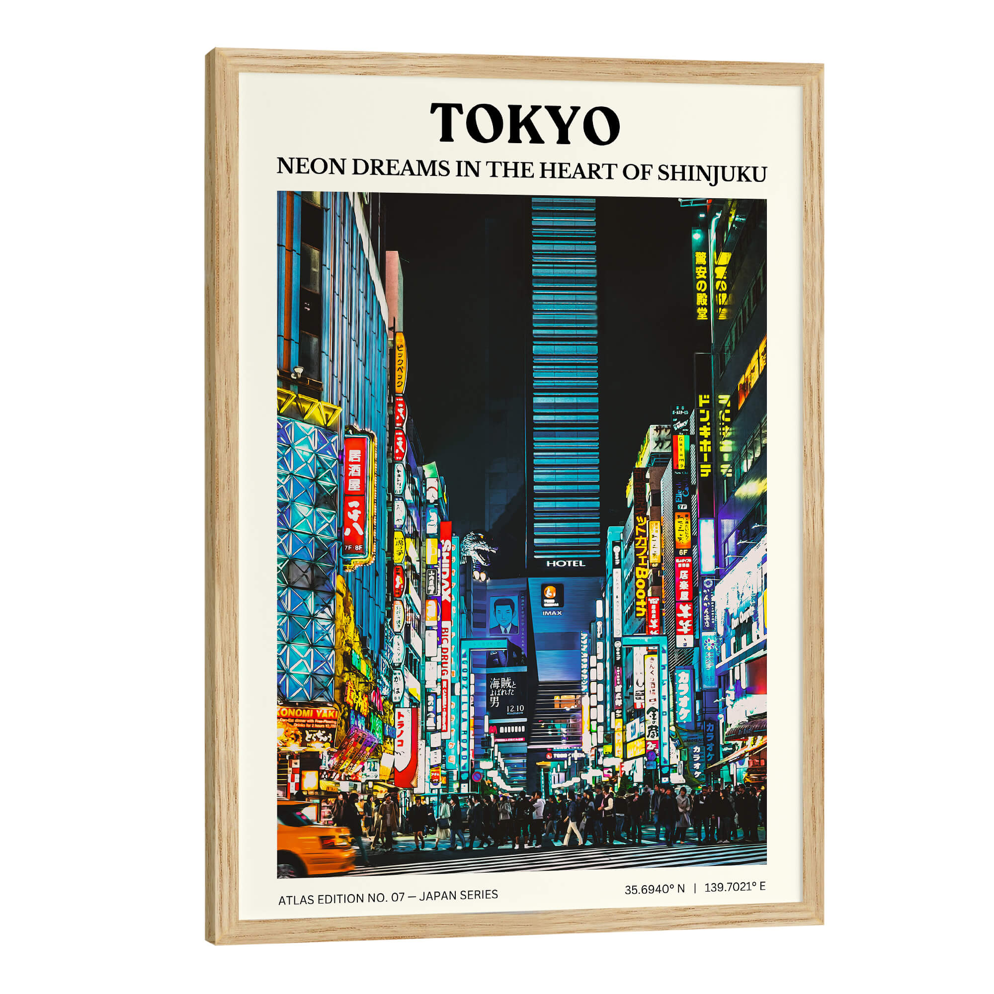 Shinjuku After Dark Travel Poster