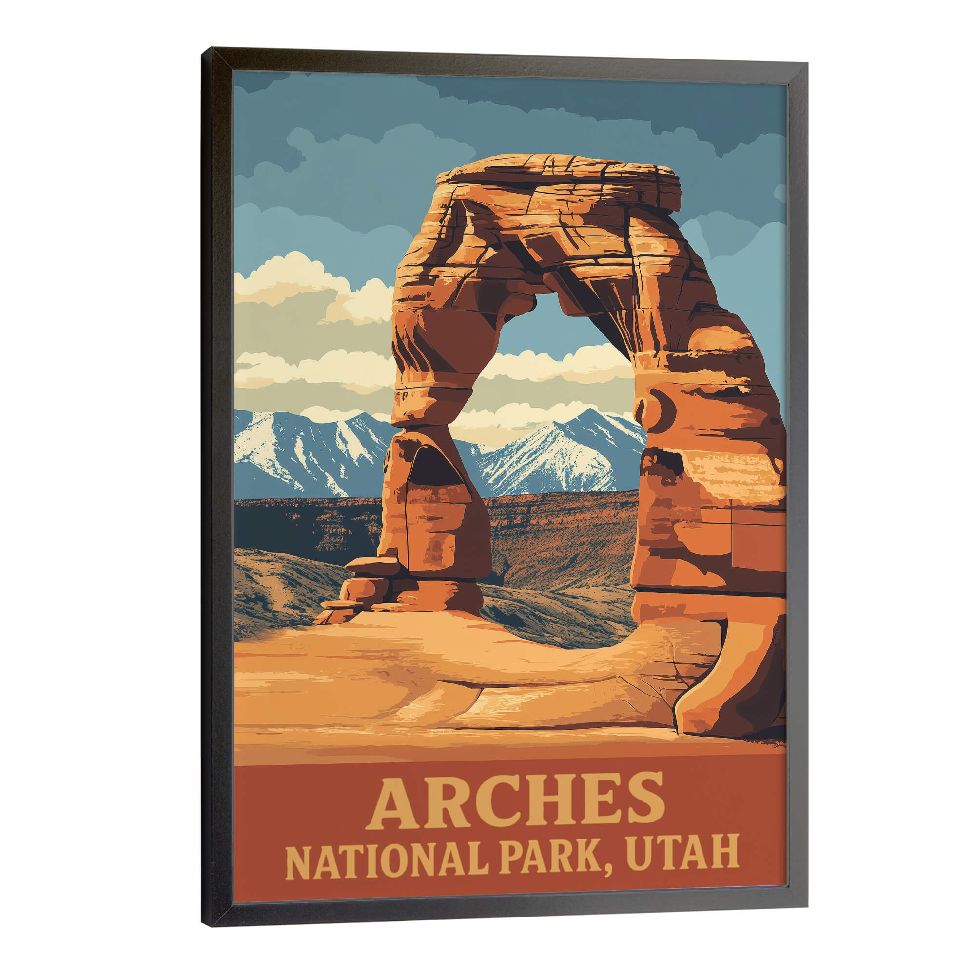 Arches National Park Travel Poster