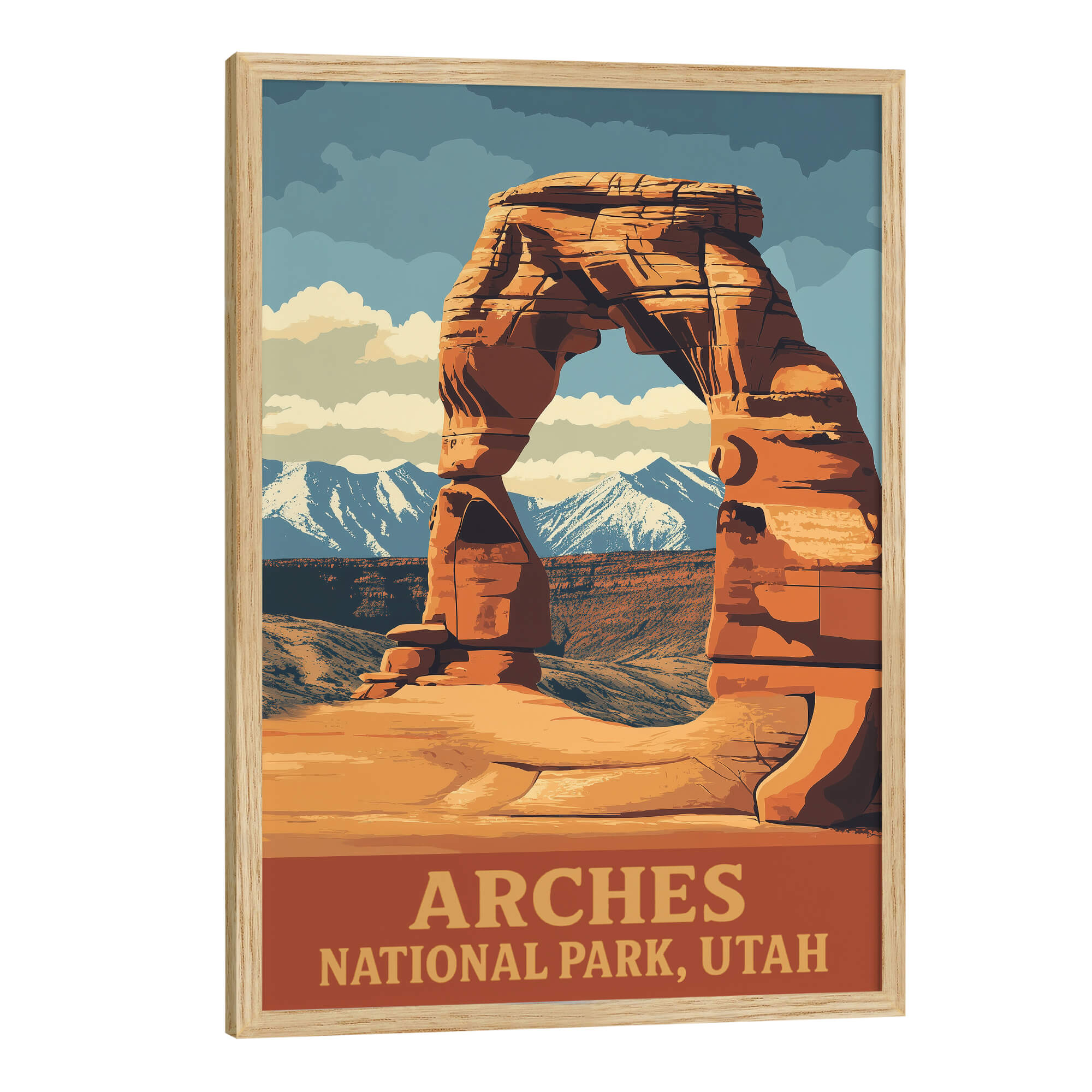 Arches National Park Travel Poster