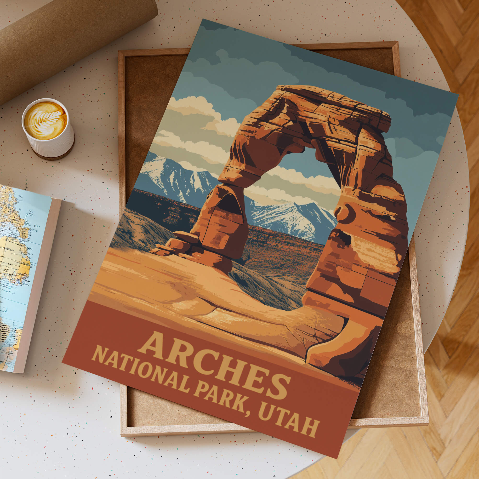 Arches National Park Travel Poster