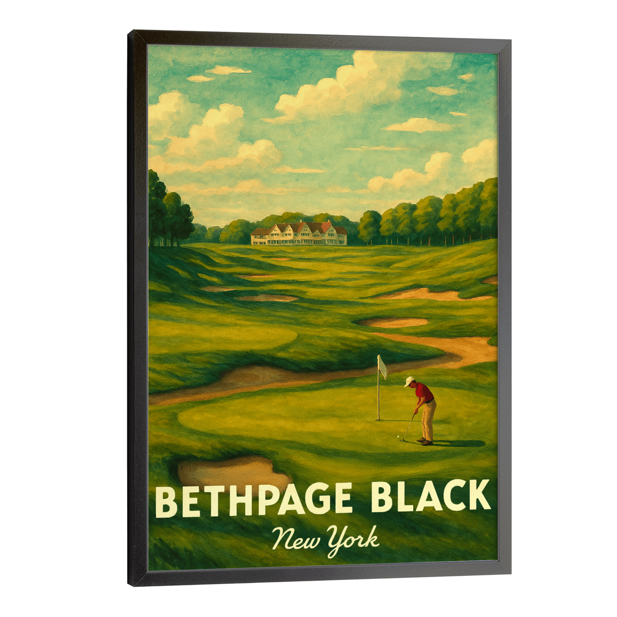 Bethpage Black Travel Poster