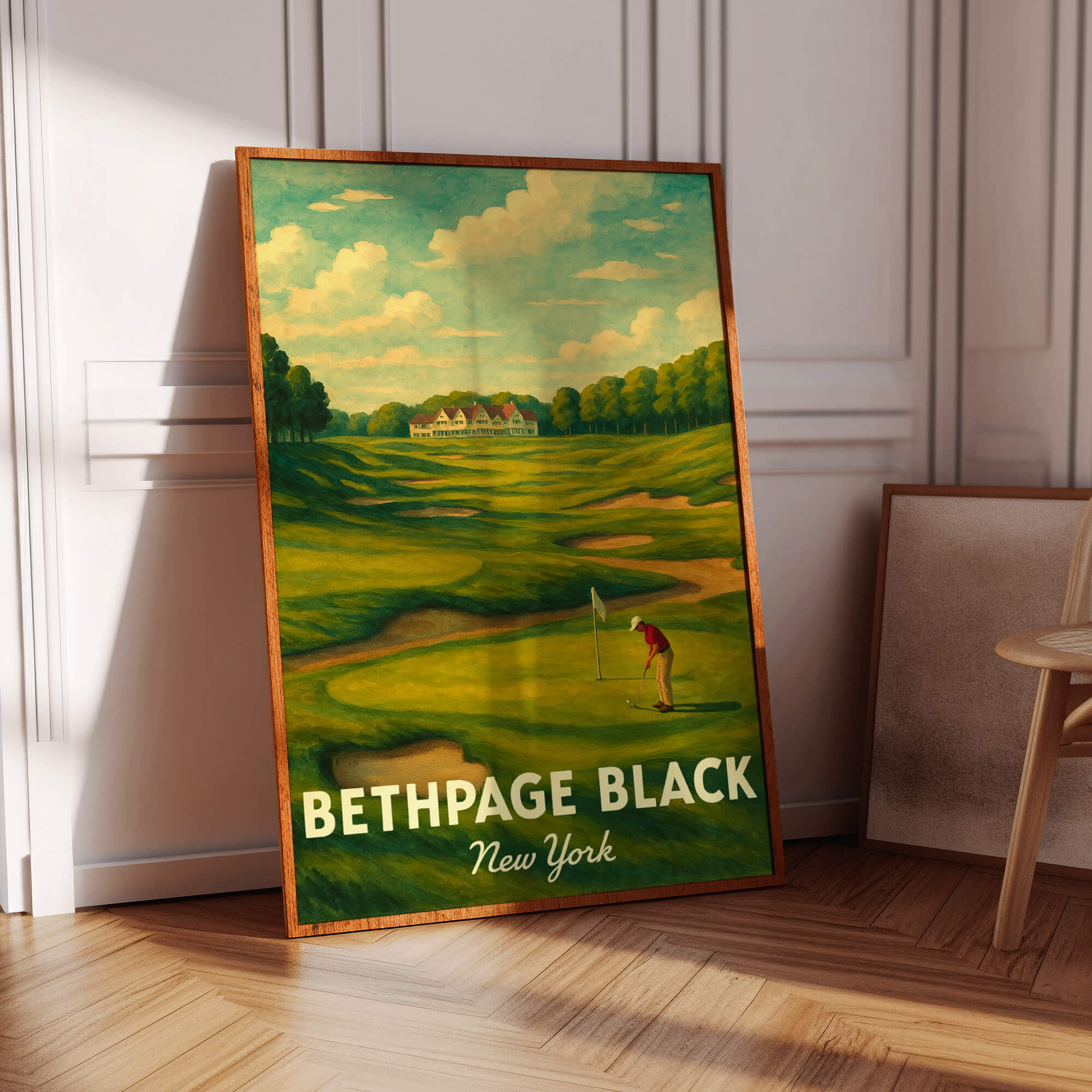 Bethpage Black Travel Poster