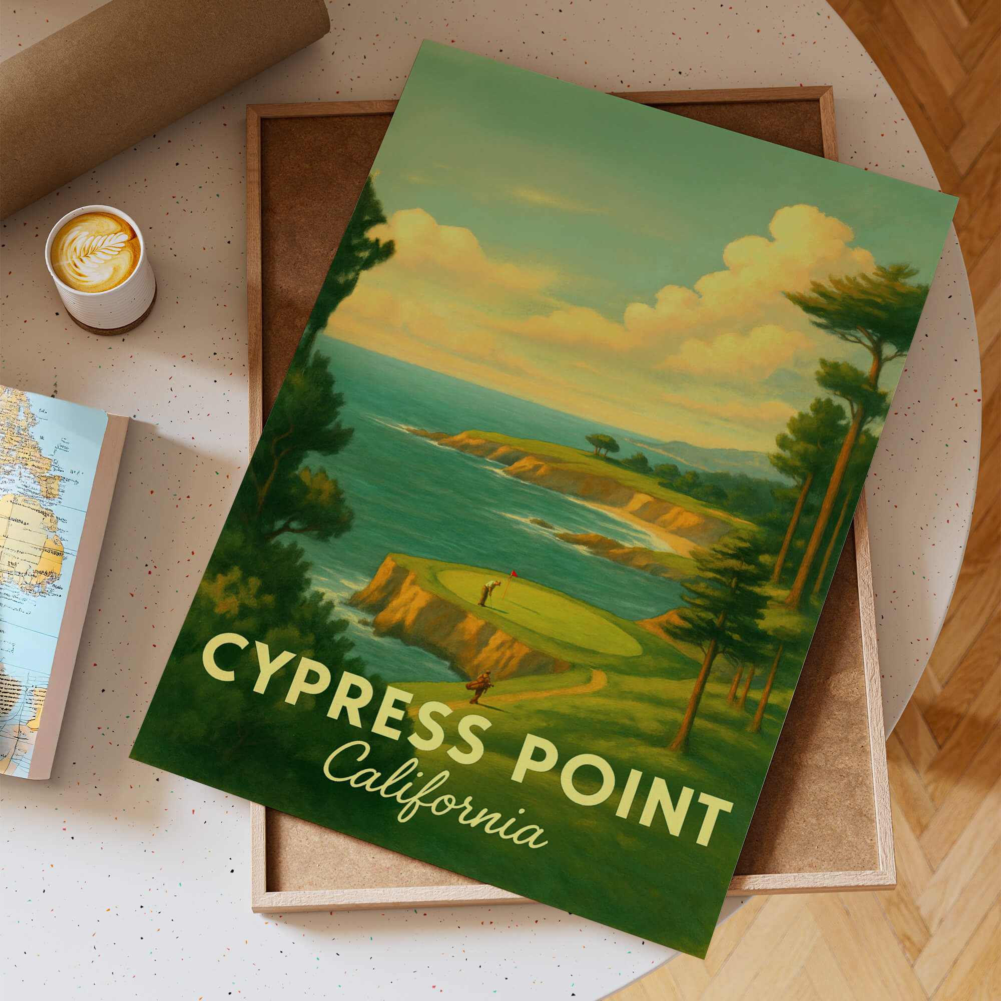 Cypress Point Travel Poster