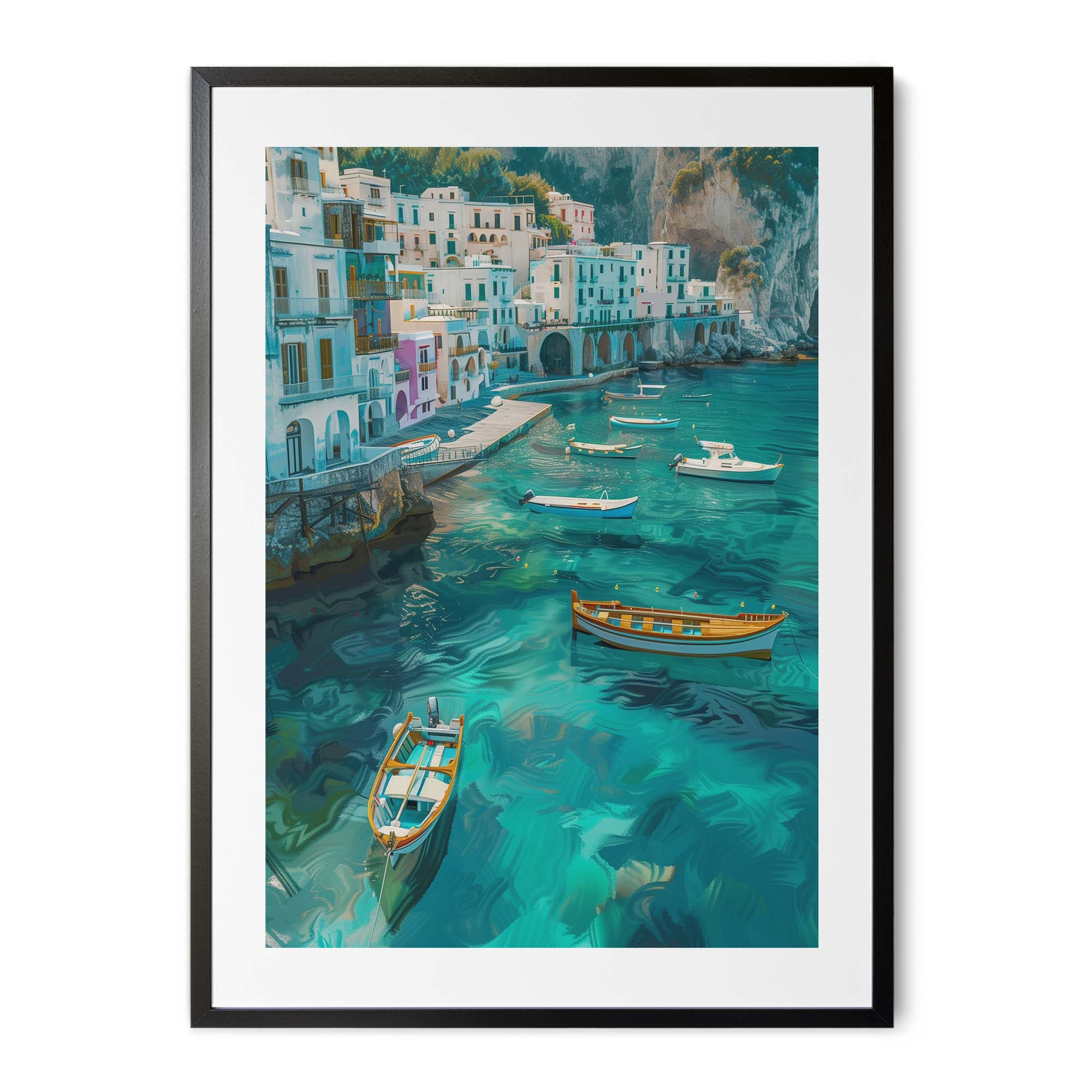 Capri Italy Marina Poster