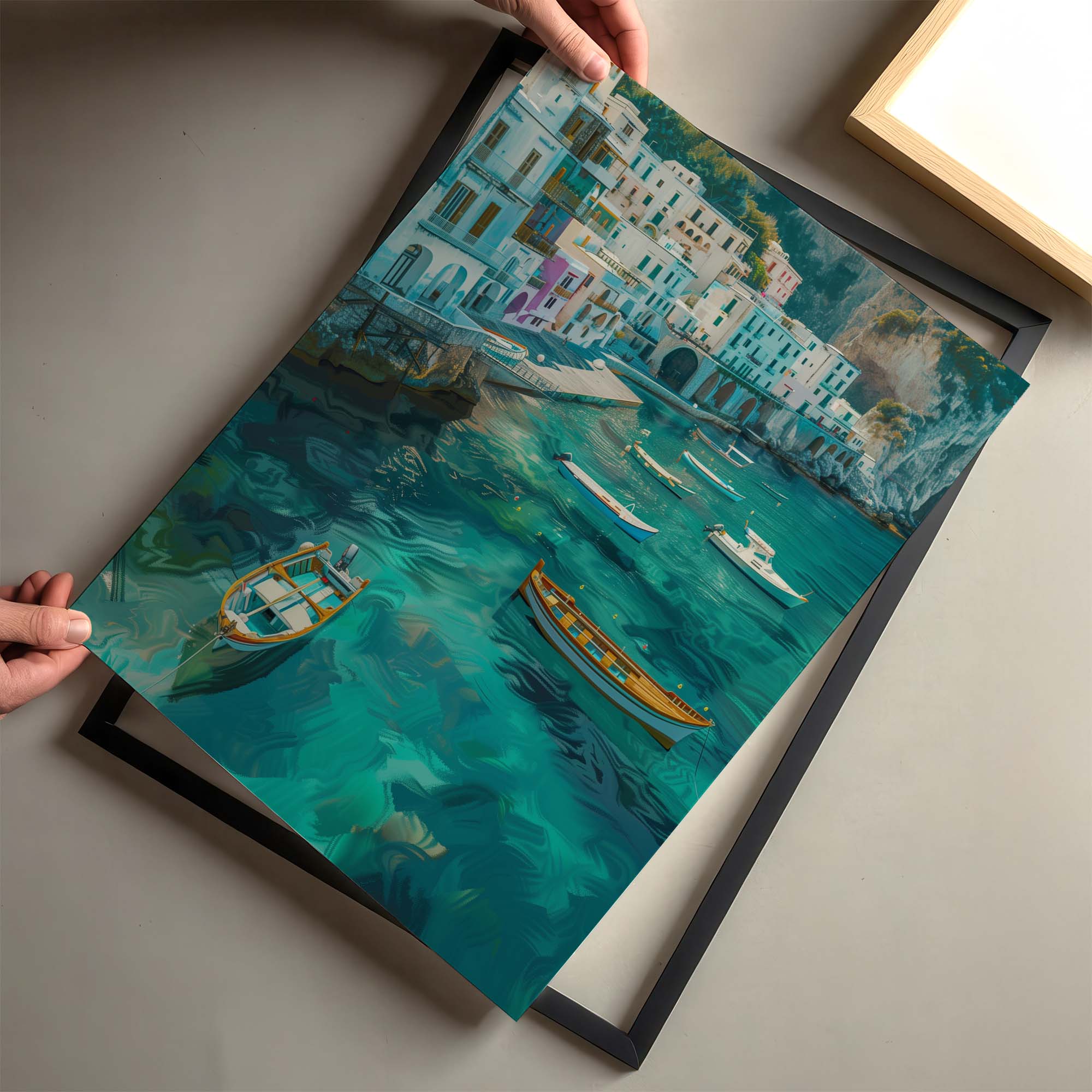 Capri Italy Marina Poster