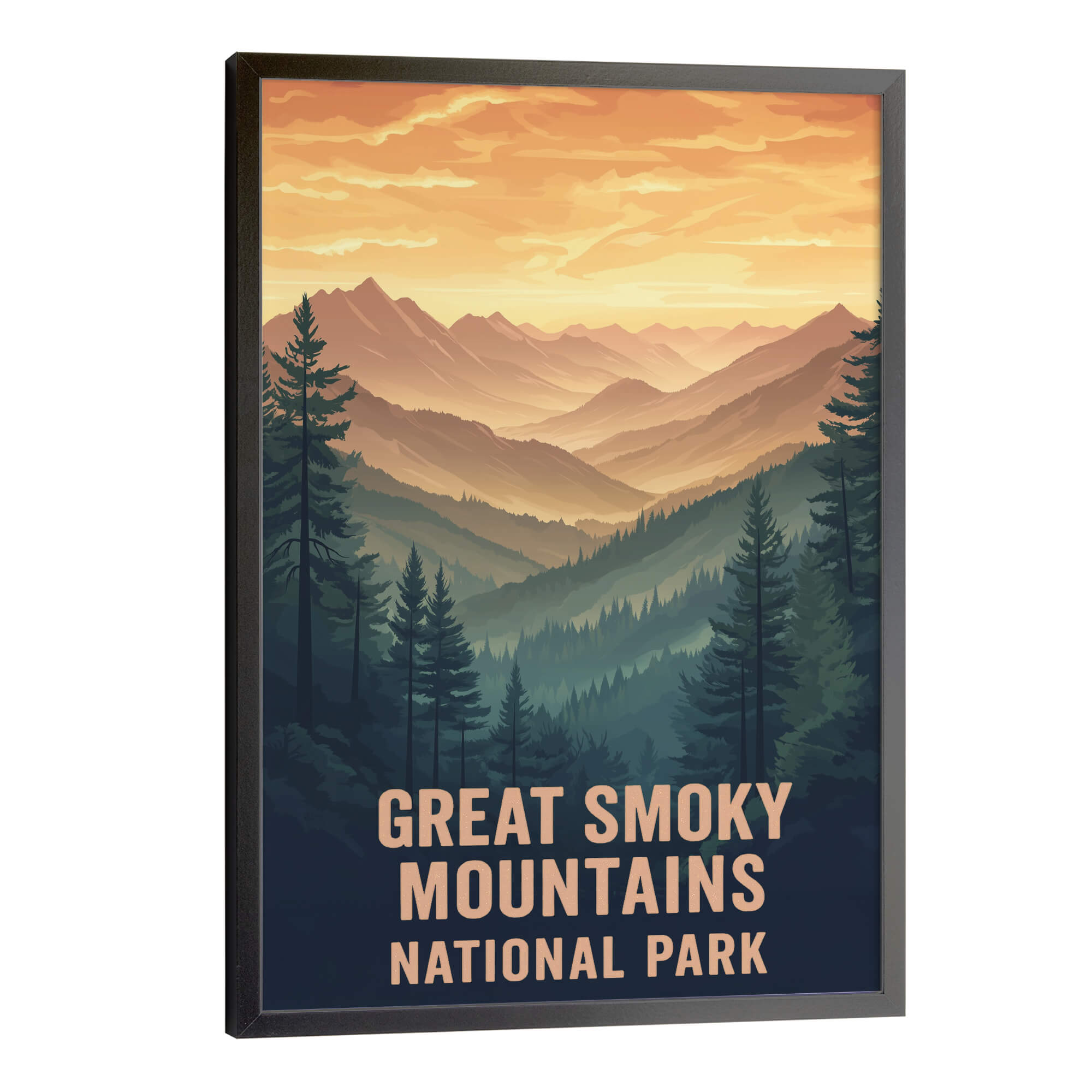 Great Smoky Mountains National Park Travel Poster