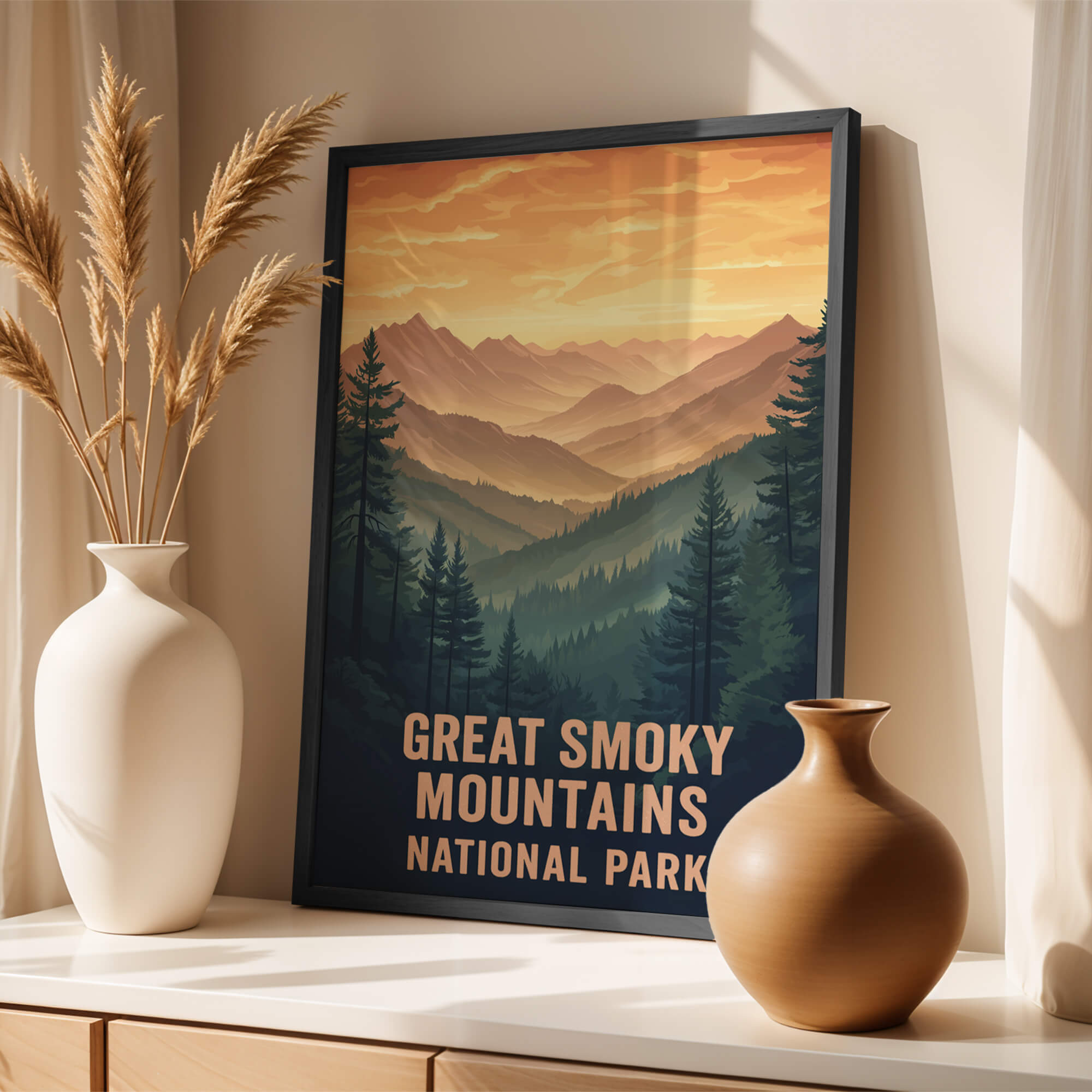 Great Smoky Mountains National Park Travel Poster