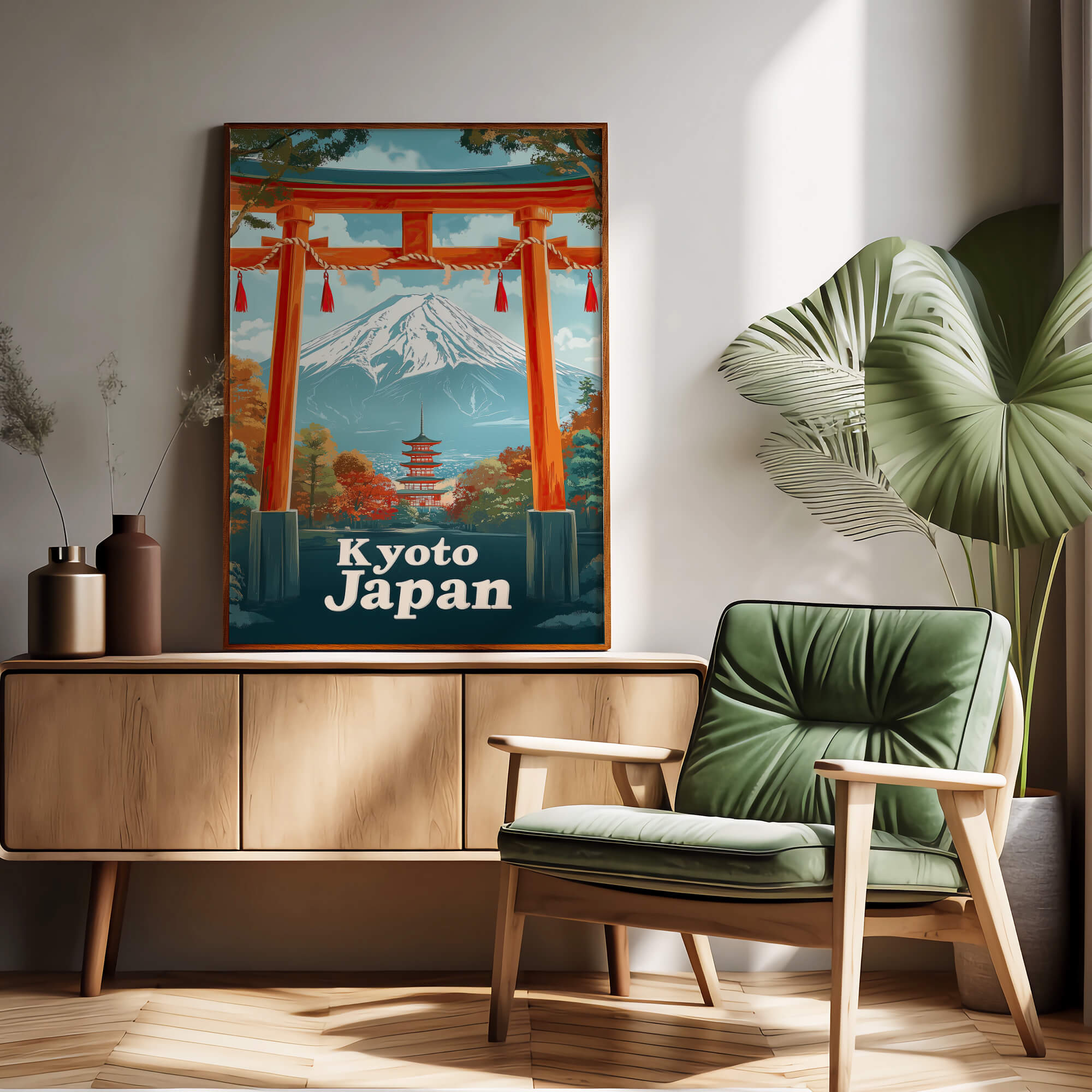 Kyoto Gateway Travel Poster