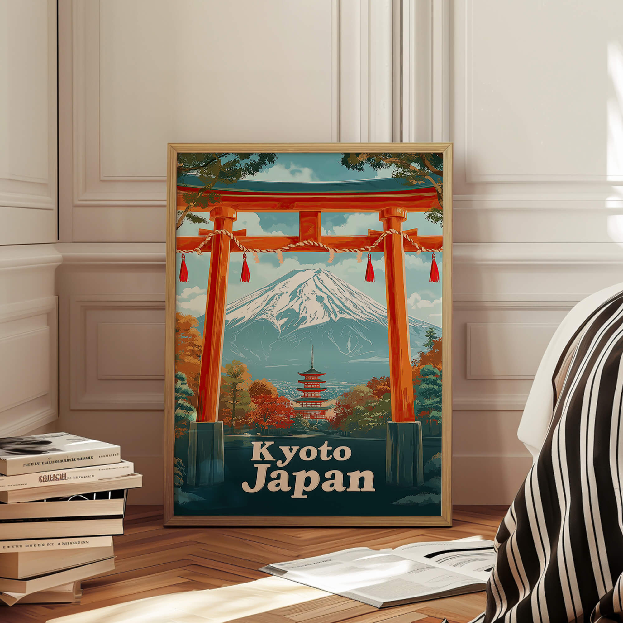 Kyoto Gateway Travel Poster