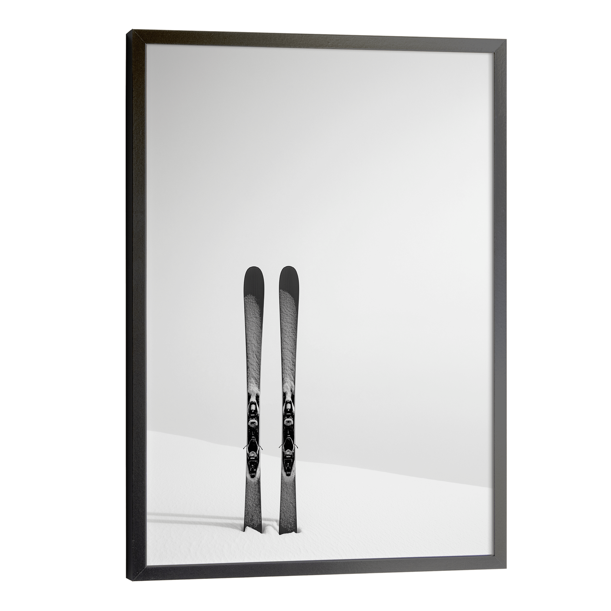Lone Skis Poster