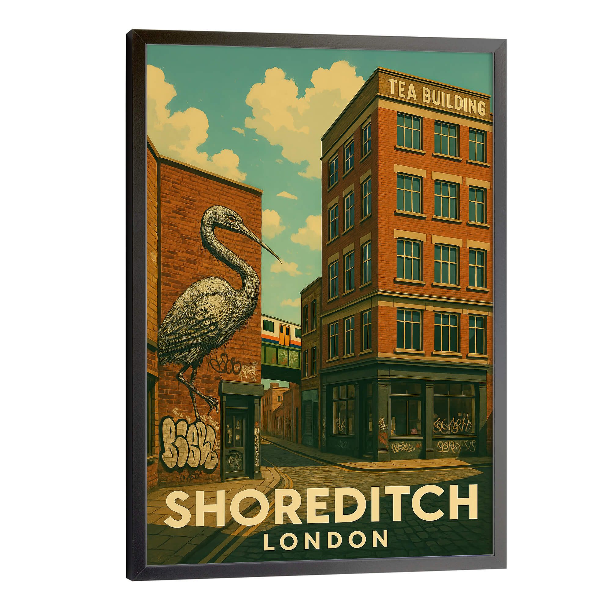 London Shoreditch Travel Poster