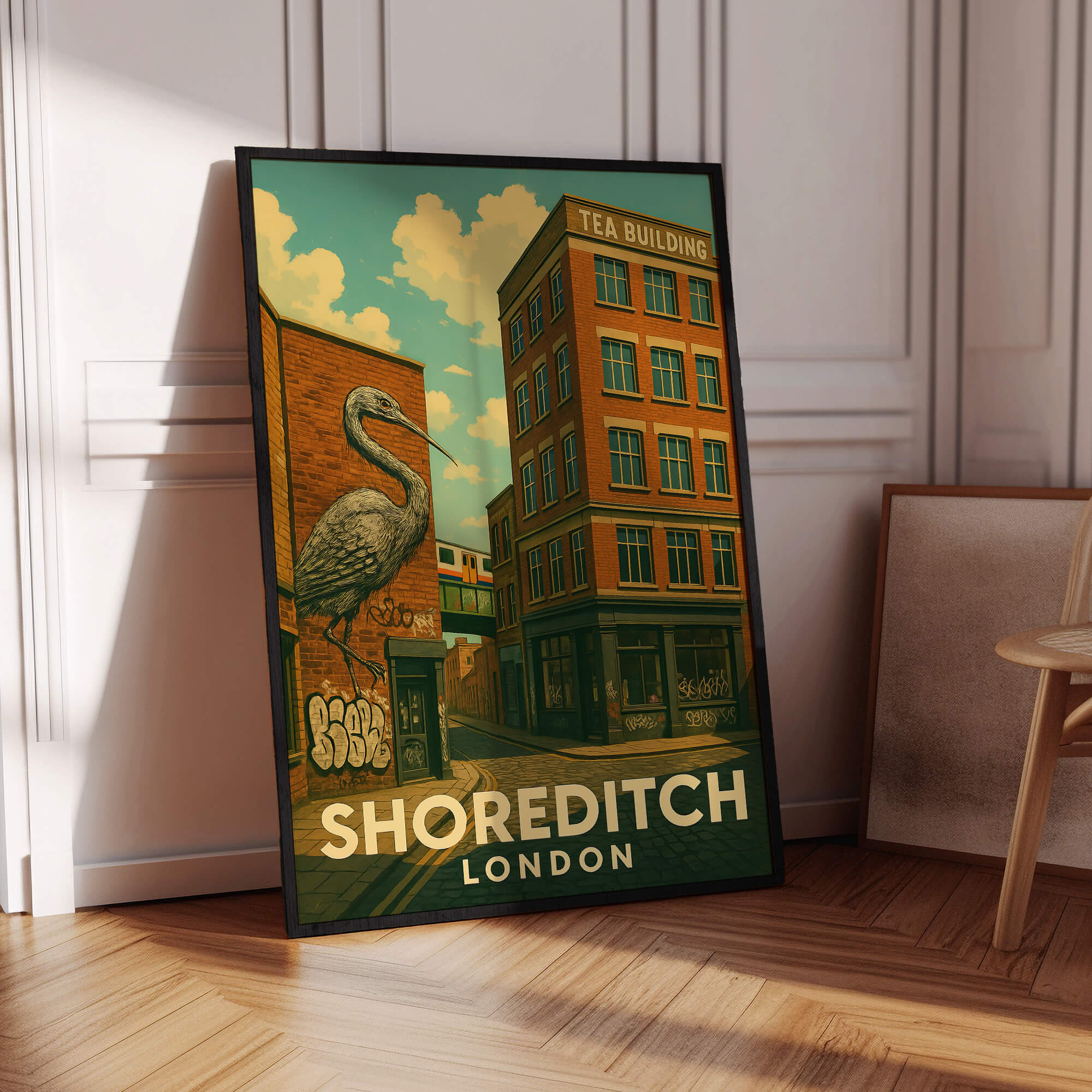 London Shoreditch Travel Poster