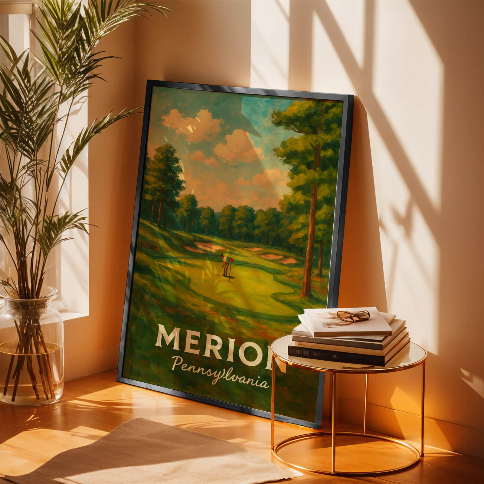 Merion Travel Poster