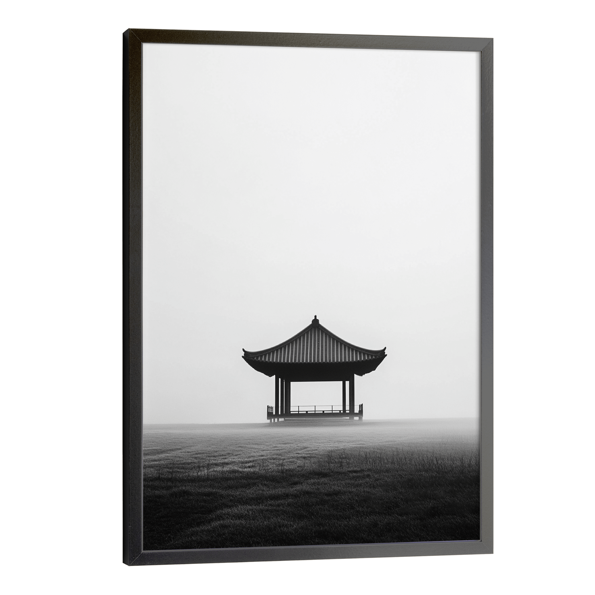 Misty Pavilion Poster