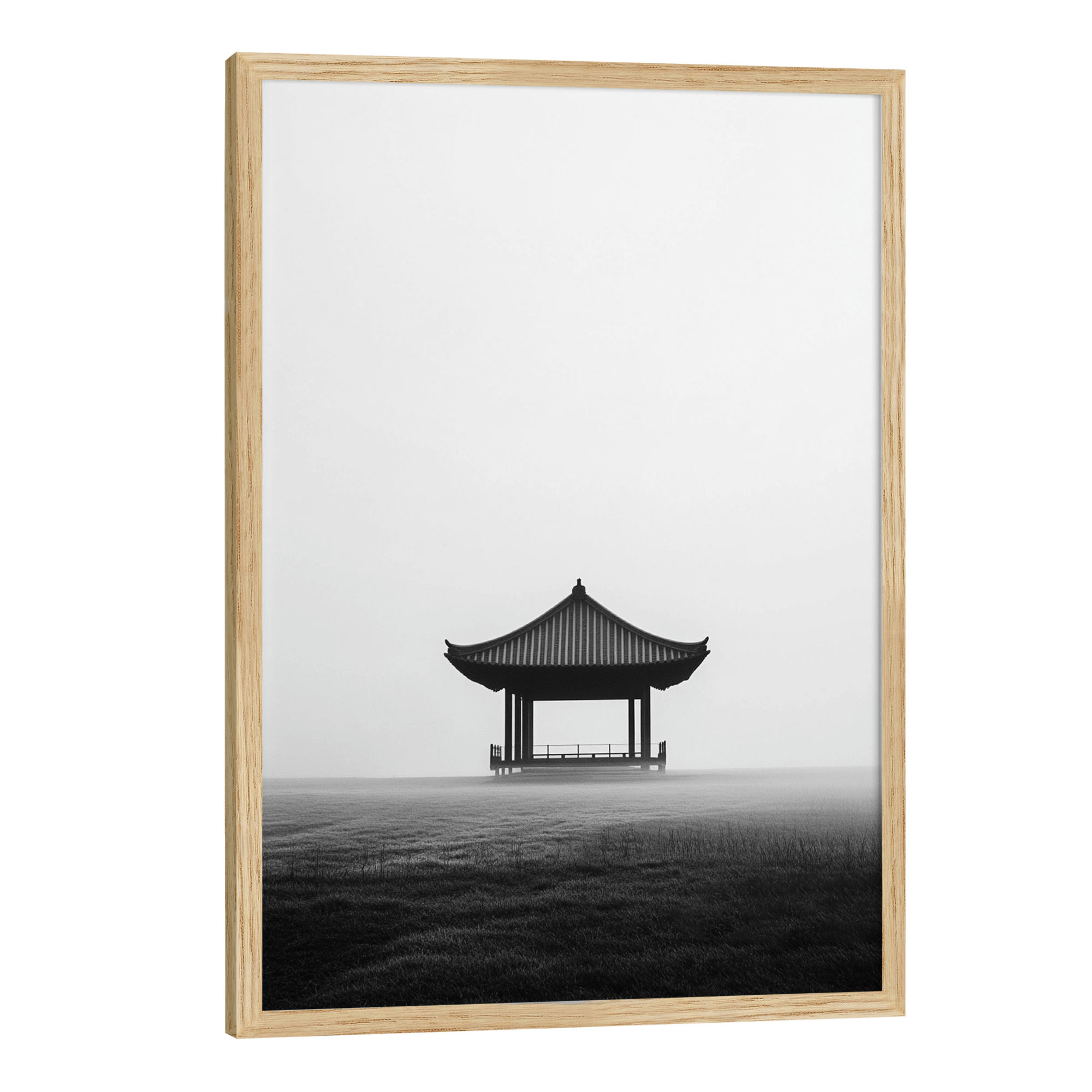 Misty Pavilion Poster