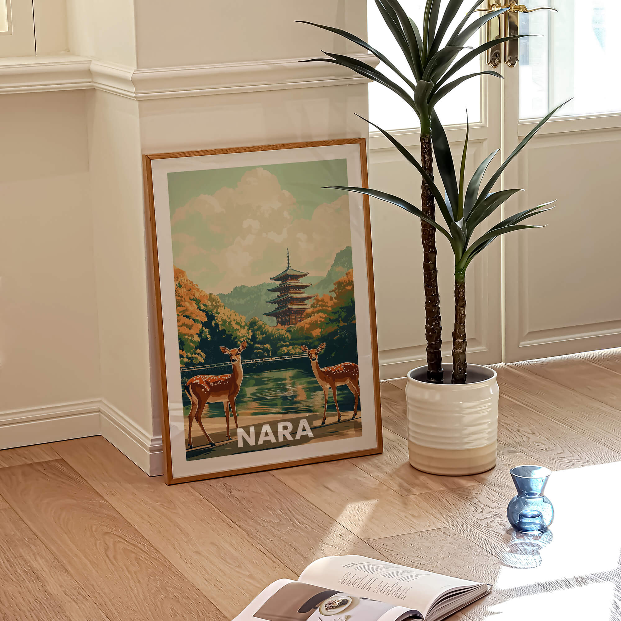 Nara Vintage City Travel Poster