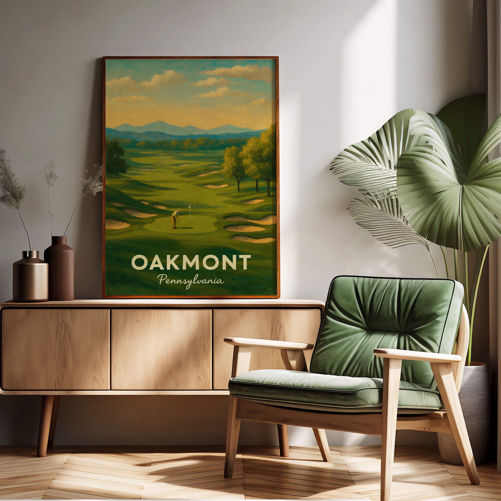 Oakmont Country Club Travel Poster