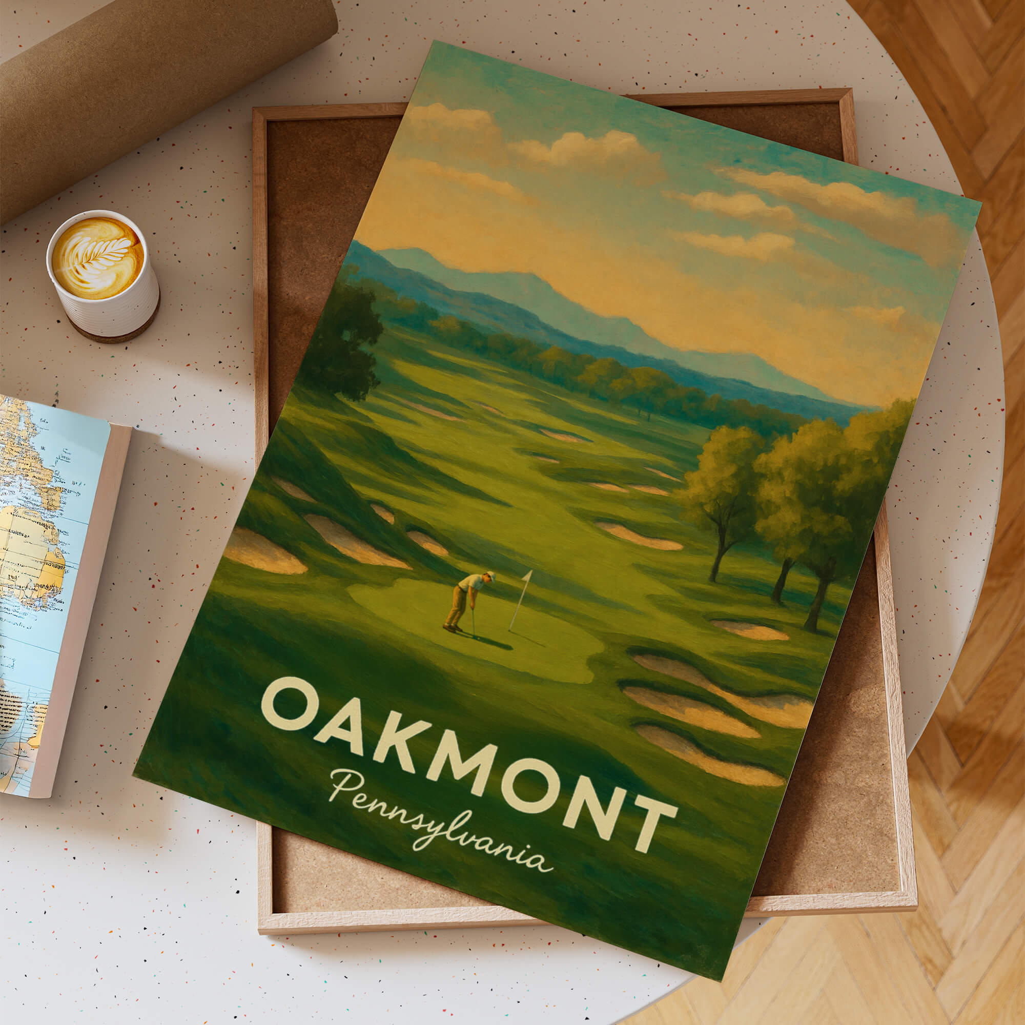 Oakmont Country Club Travel Poster