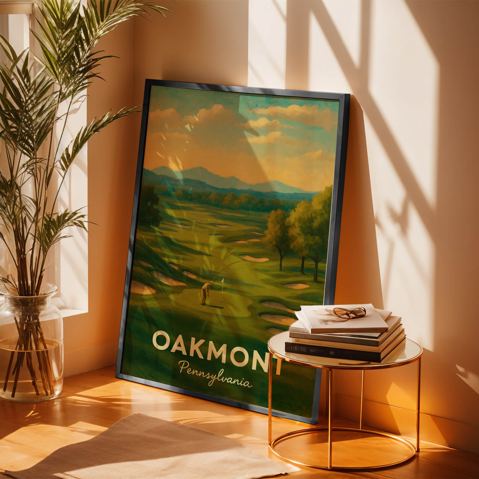 Oakmont Country Club Travel Poster
