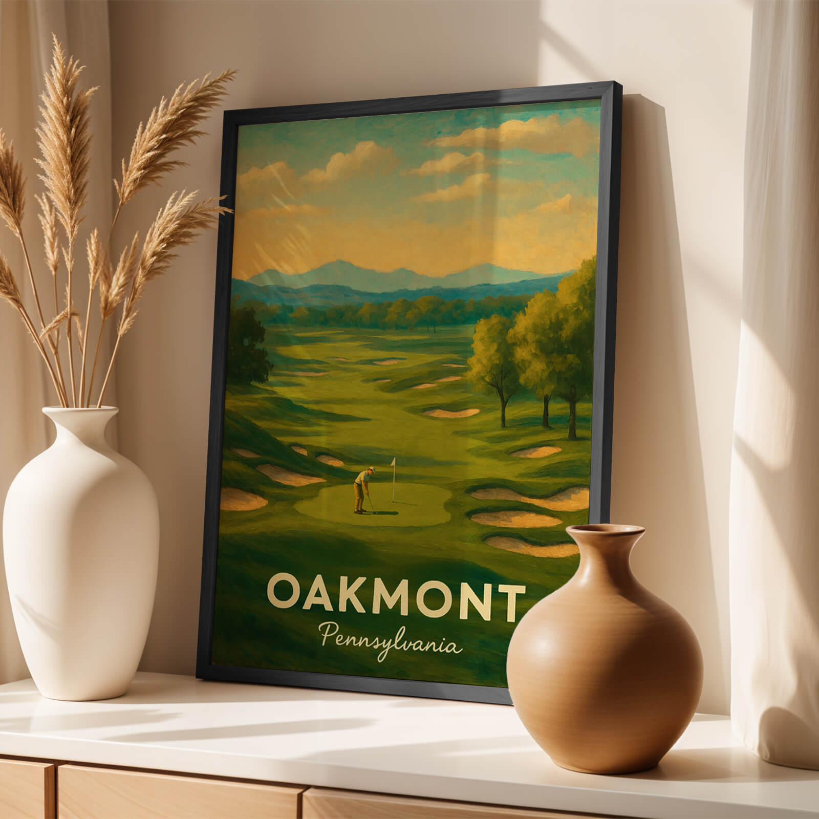 Oakmont Country Club Travel Poster