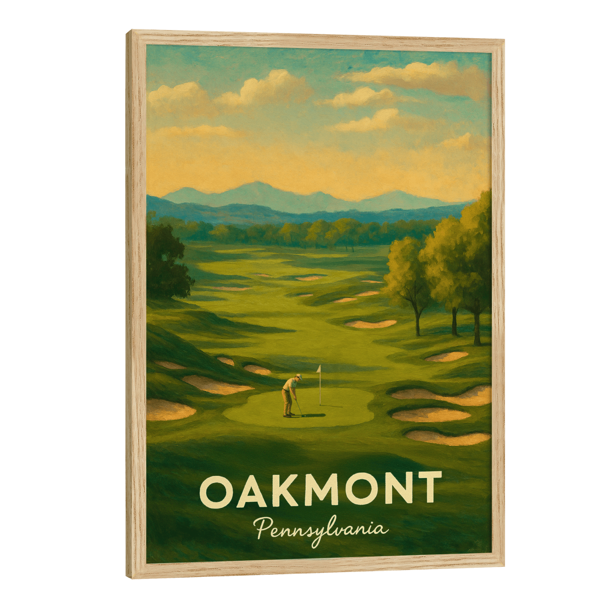 Oakmont Country Club Travel Poster