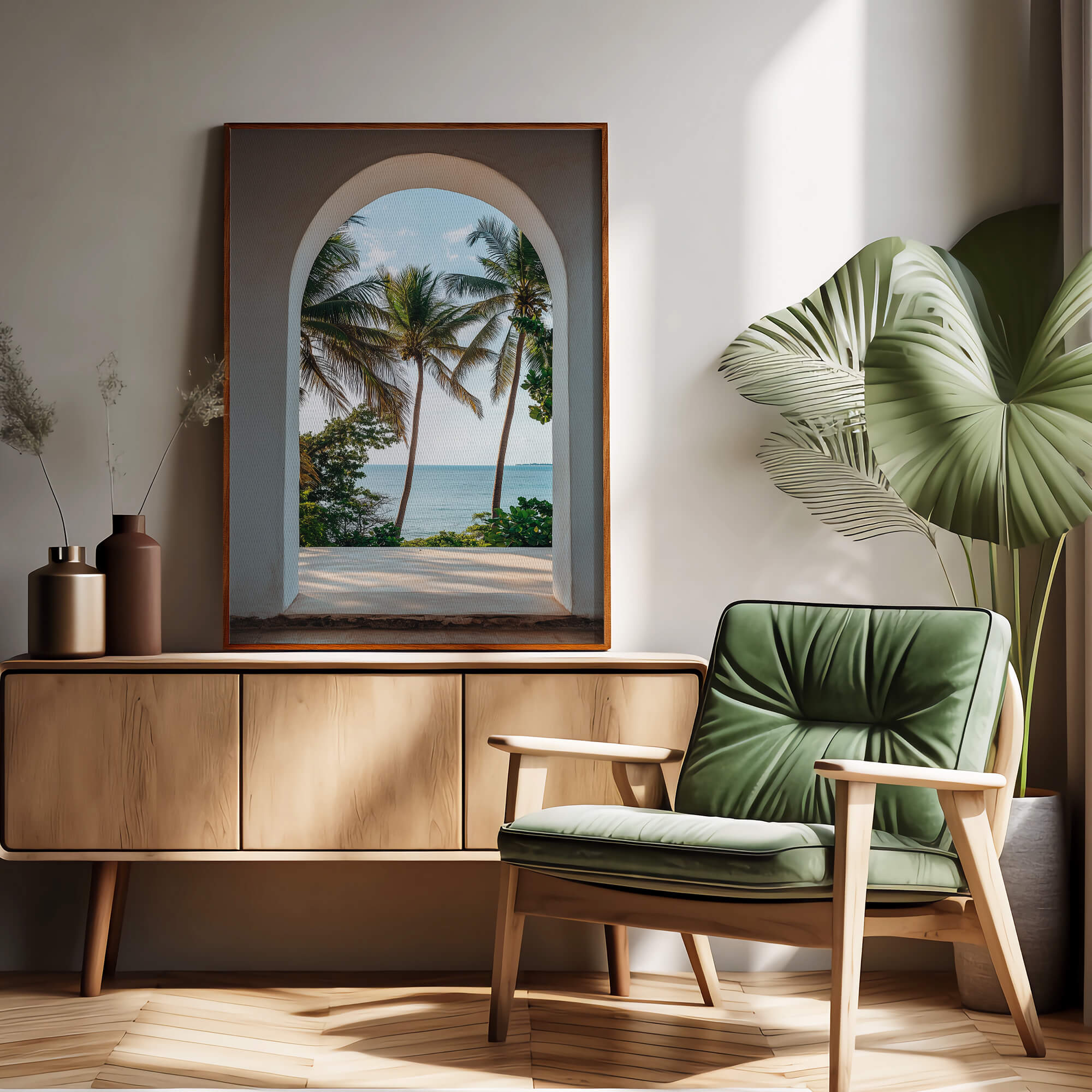 West Coast Palms Poster