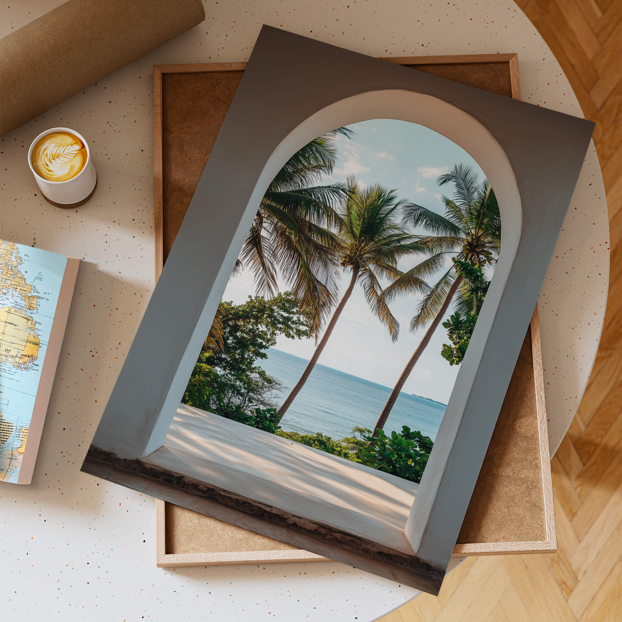 West Coast Palms Poster
