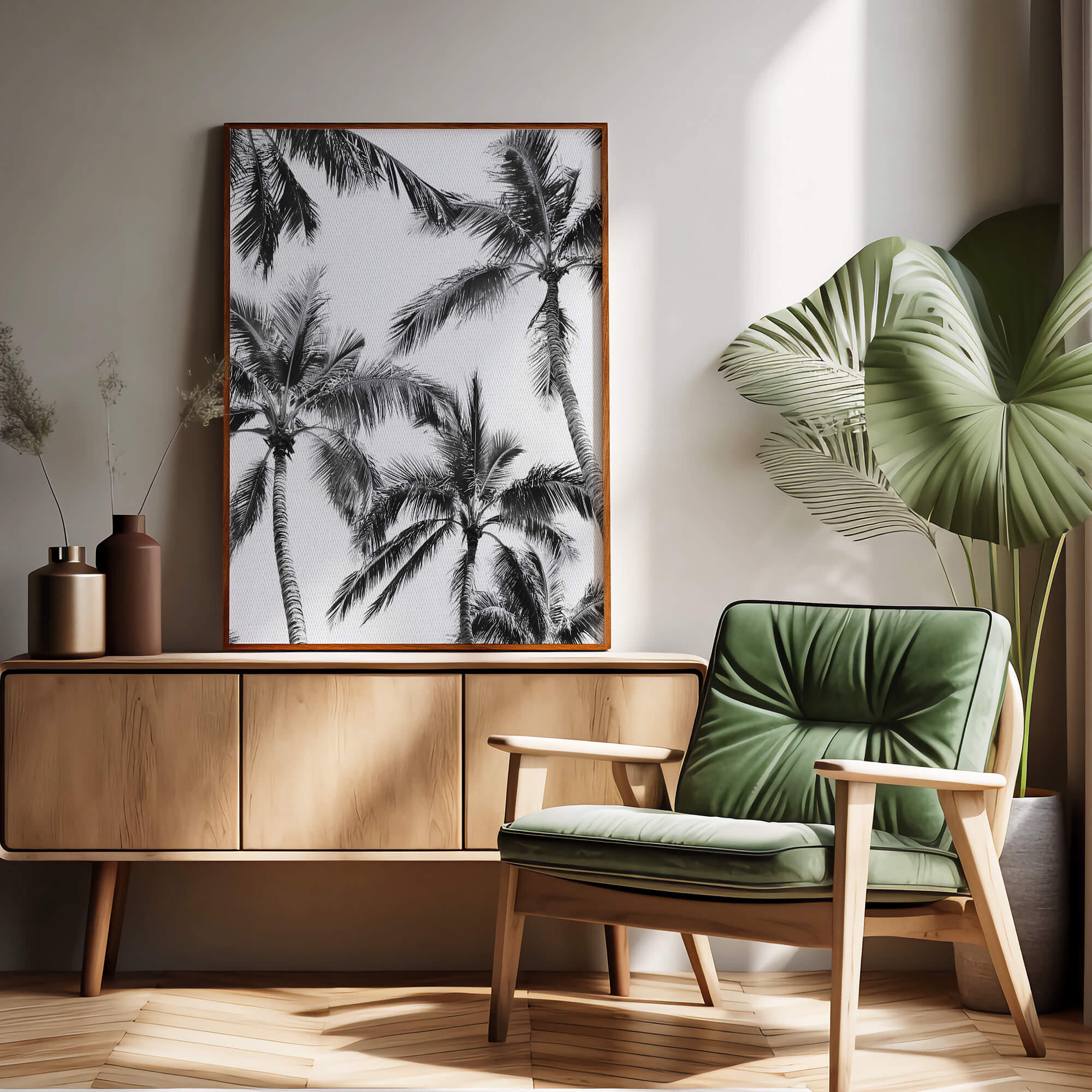 LA Boulevard Mono Poster