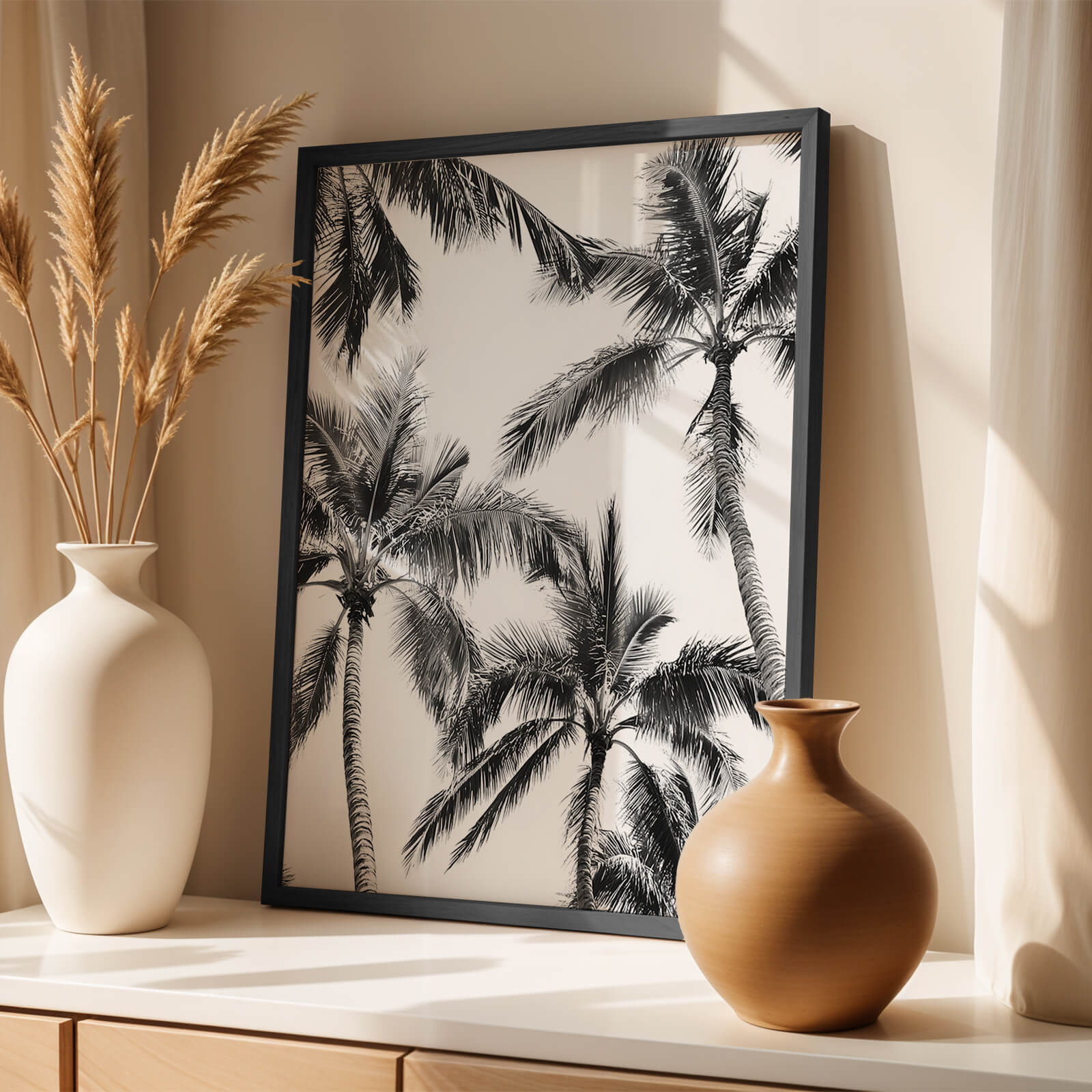 LA Boulevard Mono Poster