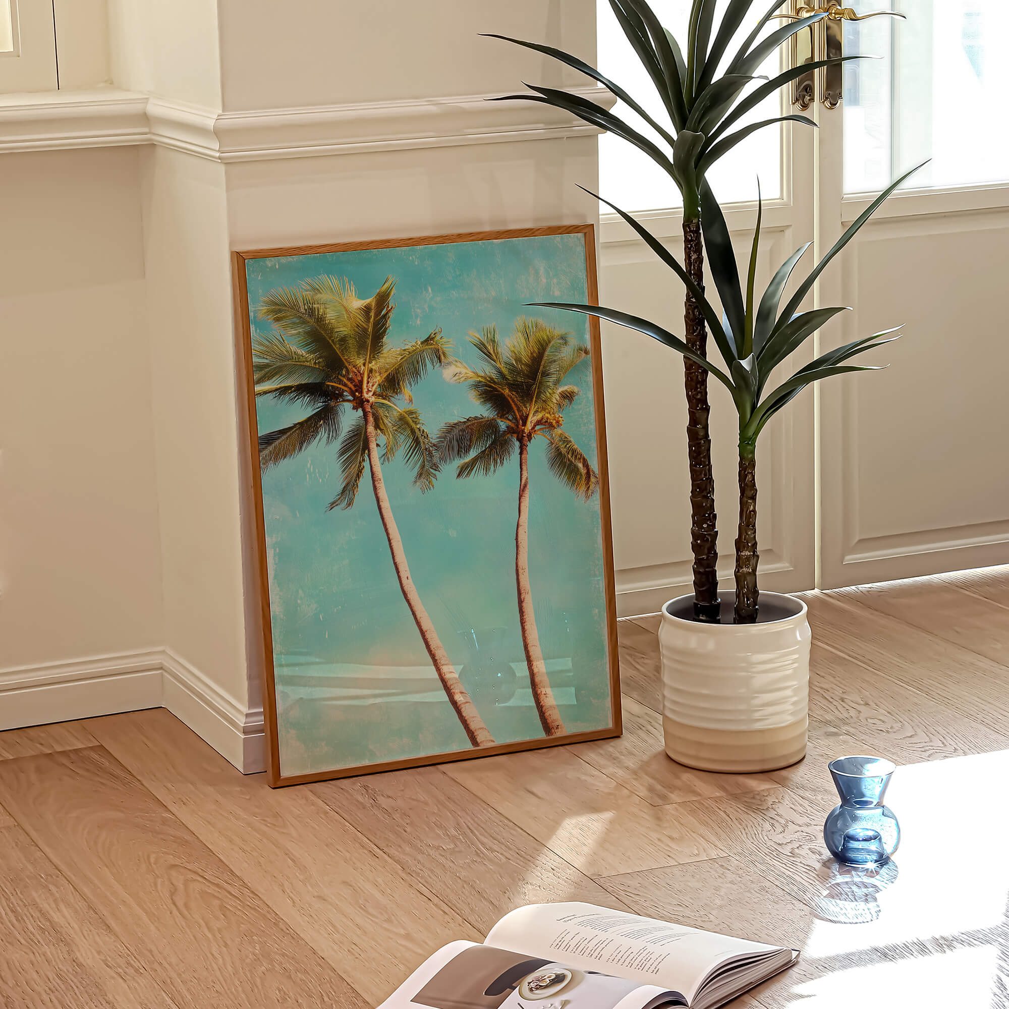 Vintage Cali Palms Poster