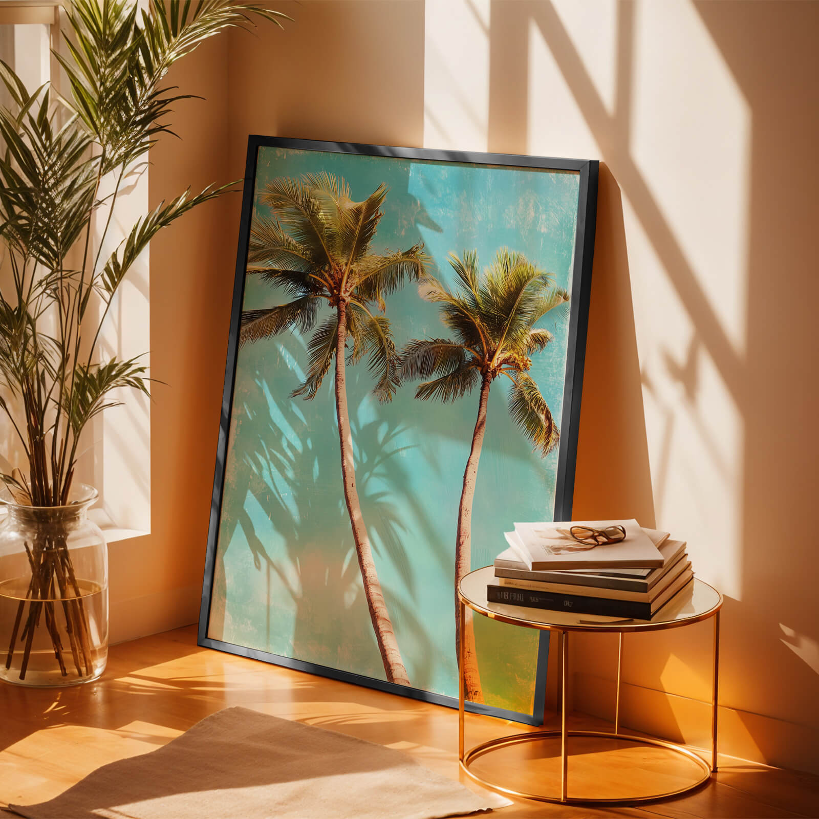Vintage Cali Palms Poster
