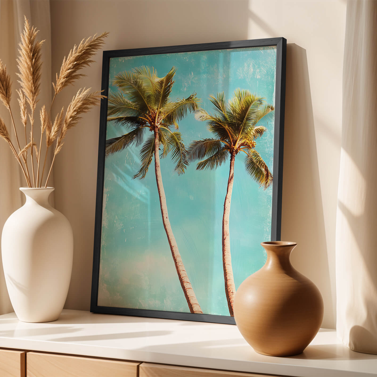 Vintage Cali Palms Poster