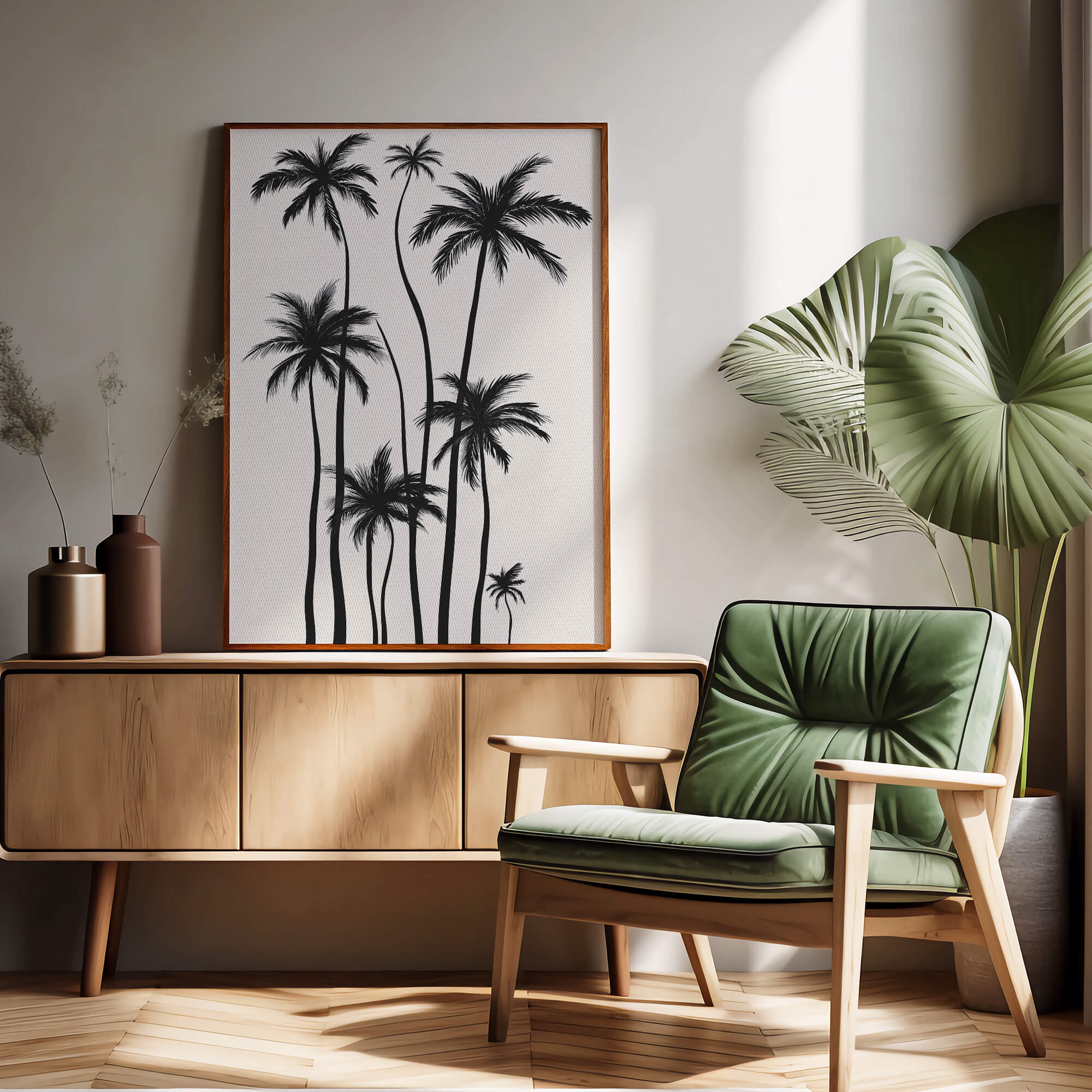 Desert Palms Poster