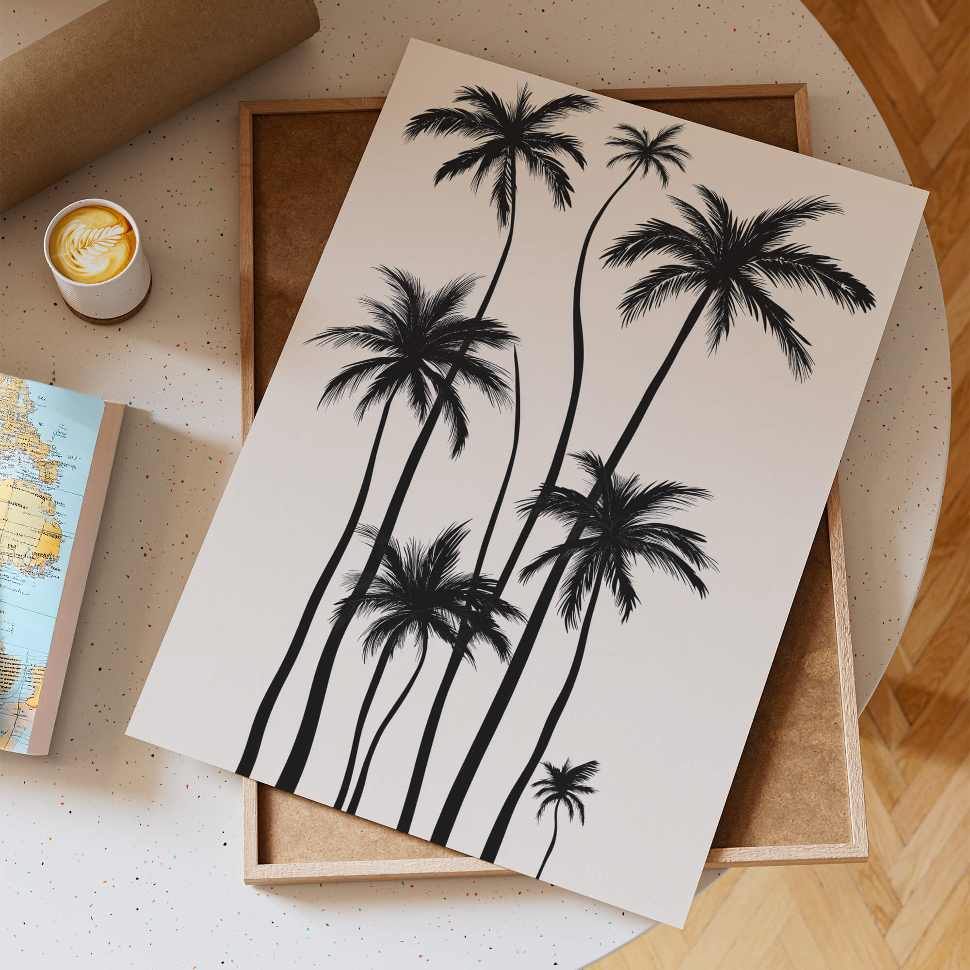 Desert Palms Poster