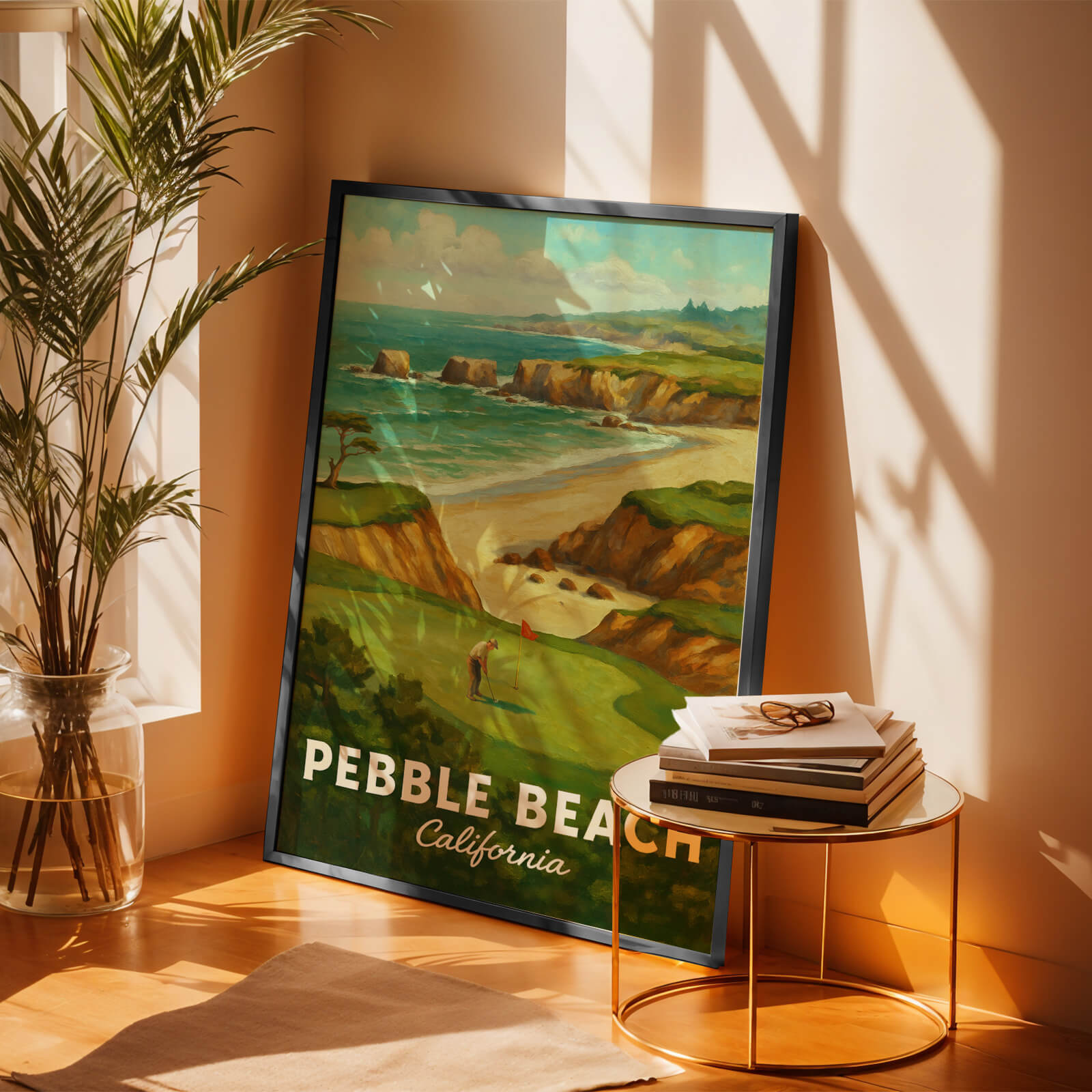 Pebble Beach Travel Poster