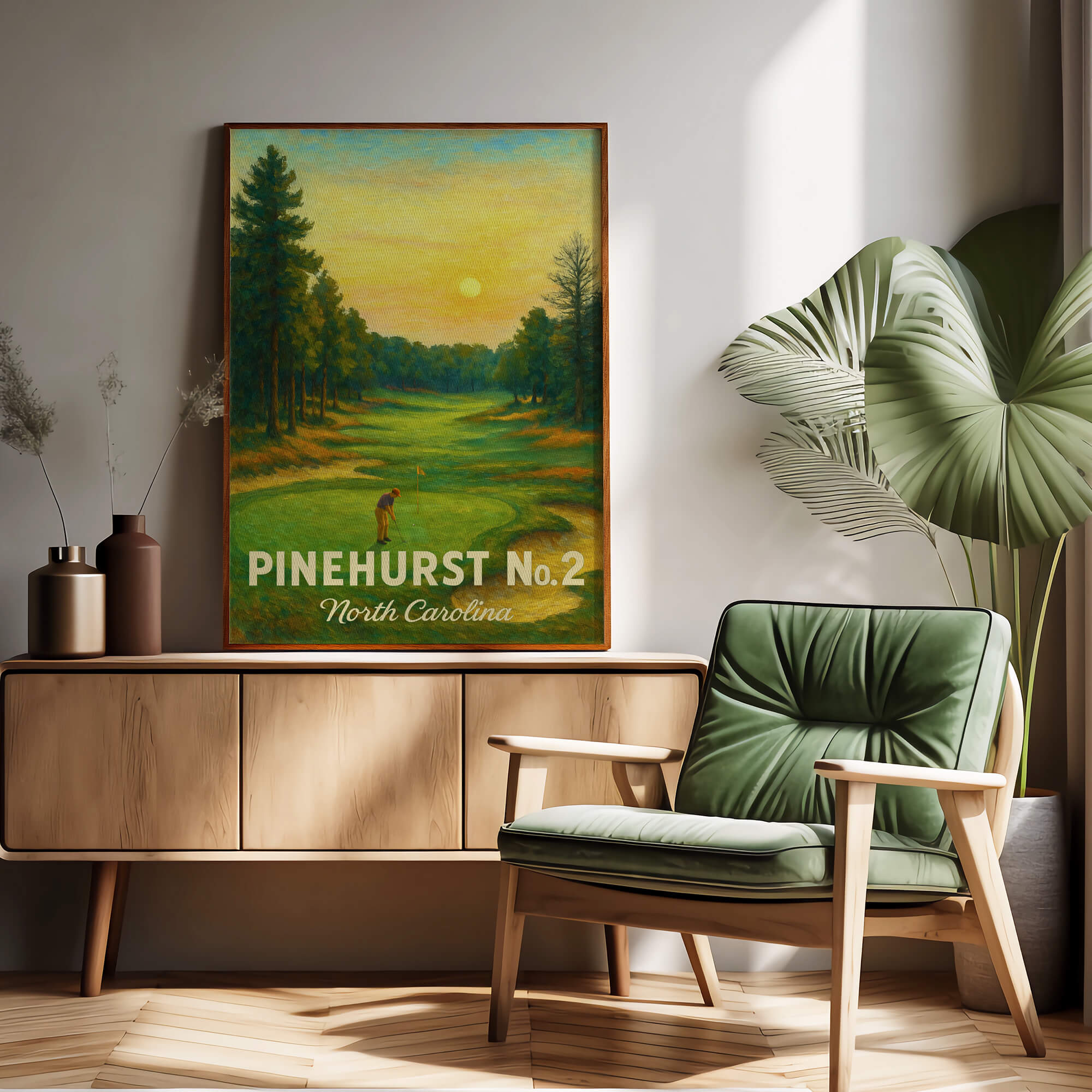 Pinehurst No. 2 Travel Poster