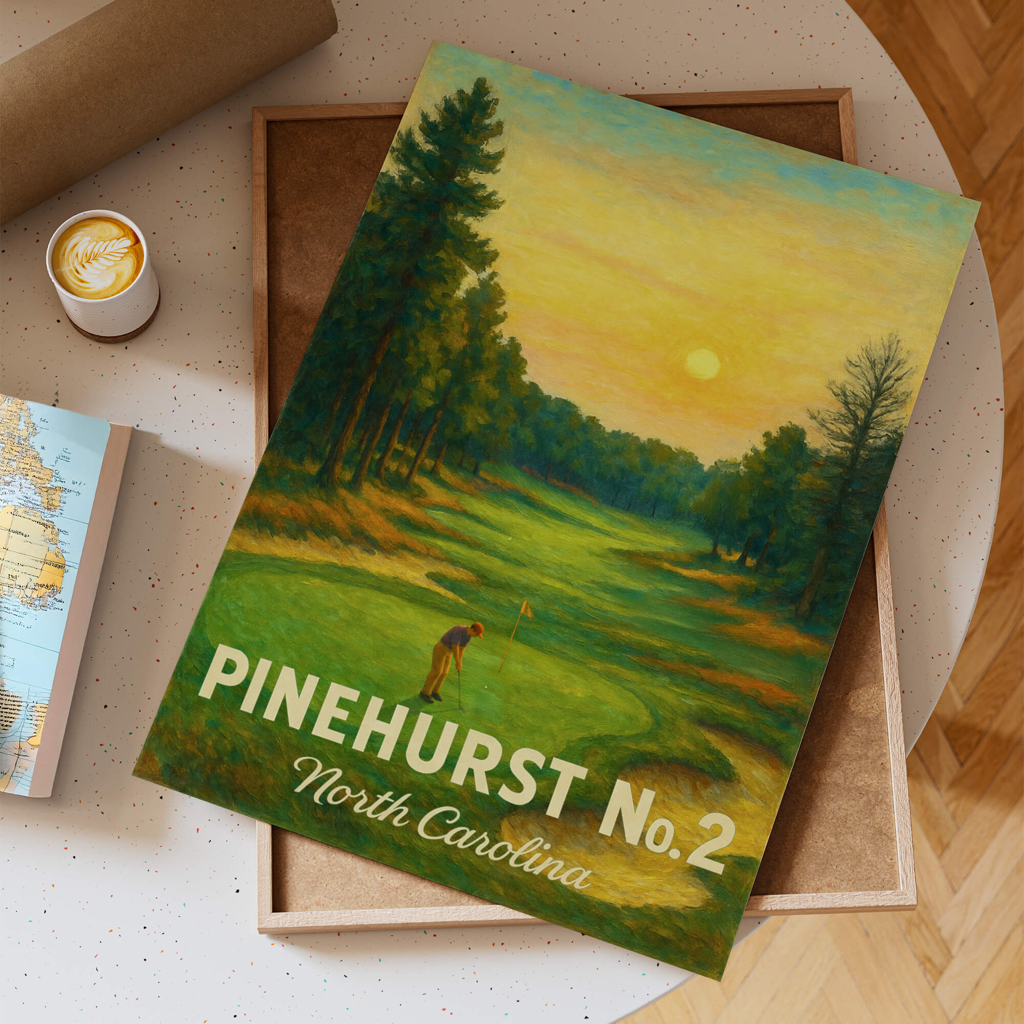 Pinehurst No. 2 Travel Poster