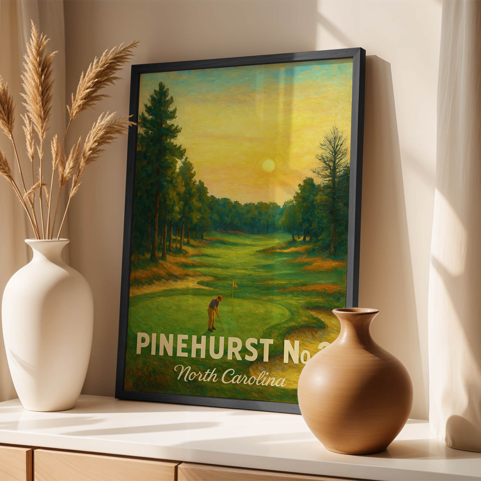 Pinehurst No. 2 Travel Poster