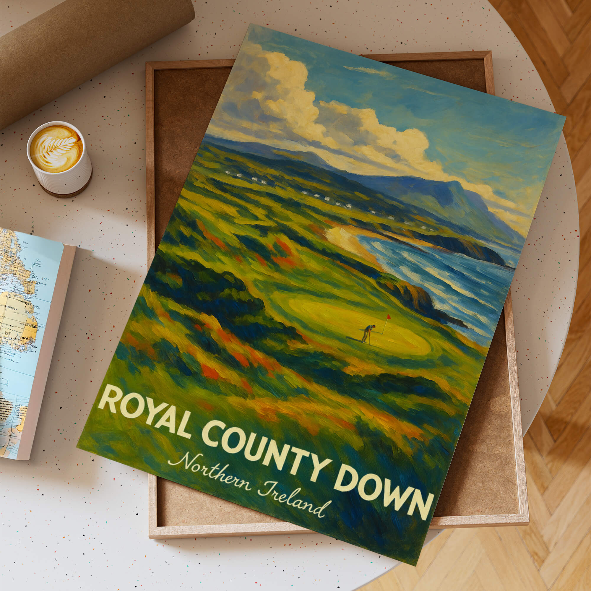 Royal County Down Travel Poster