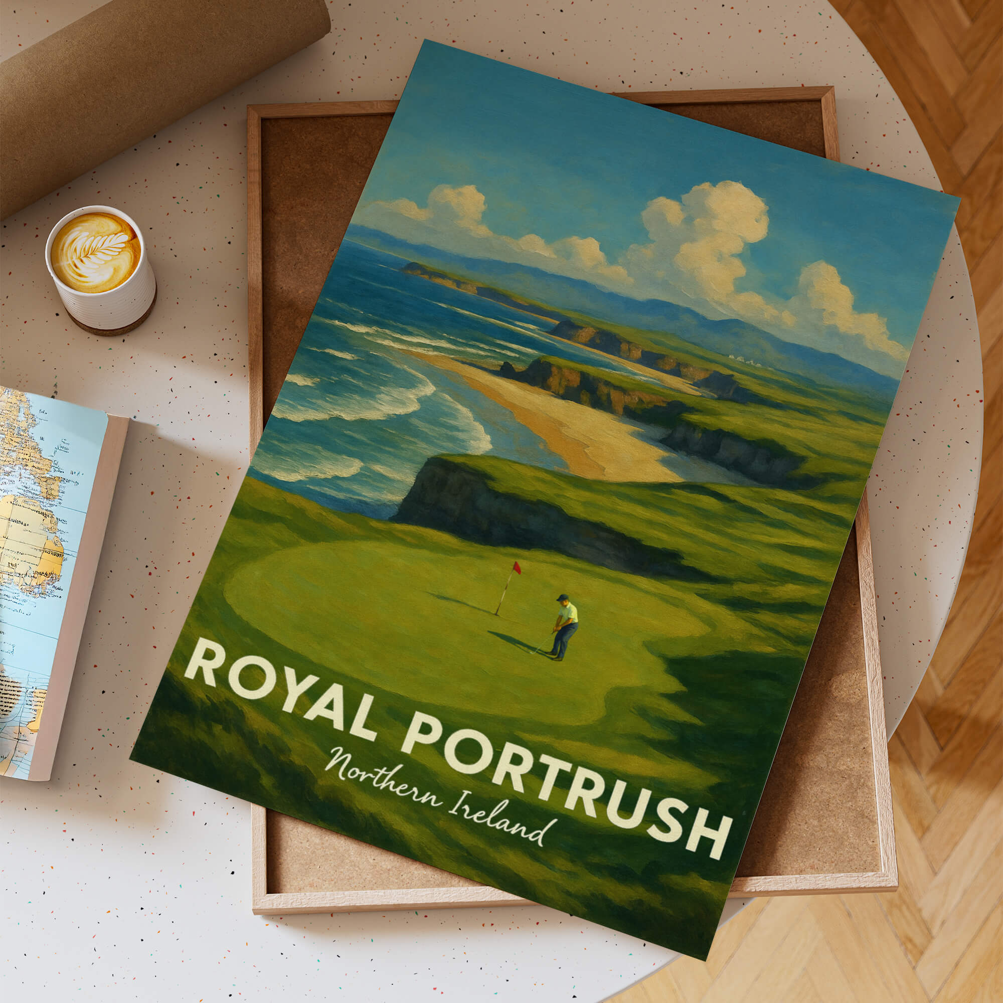 Royal Portrush Travel Poster
