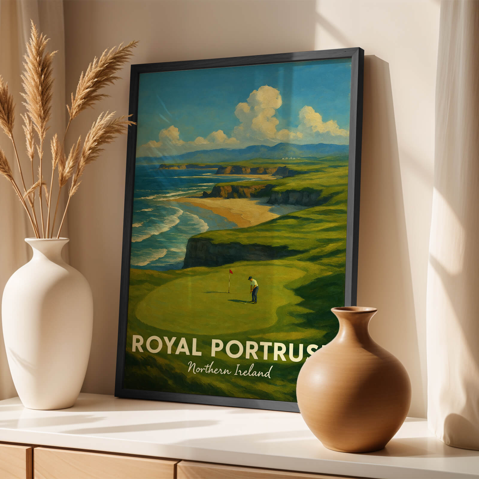 Royal Portrush Travel Poster