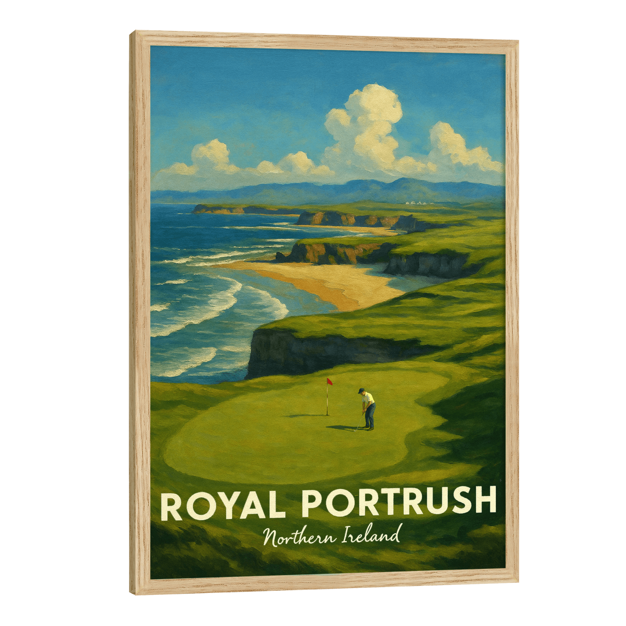 Royal Portrush Travel Poster