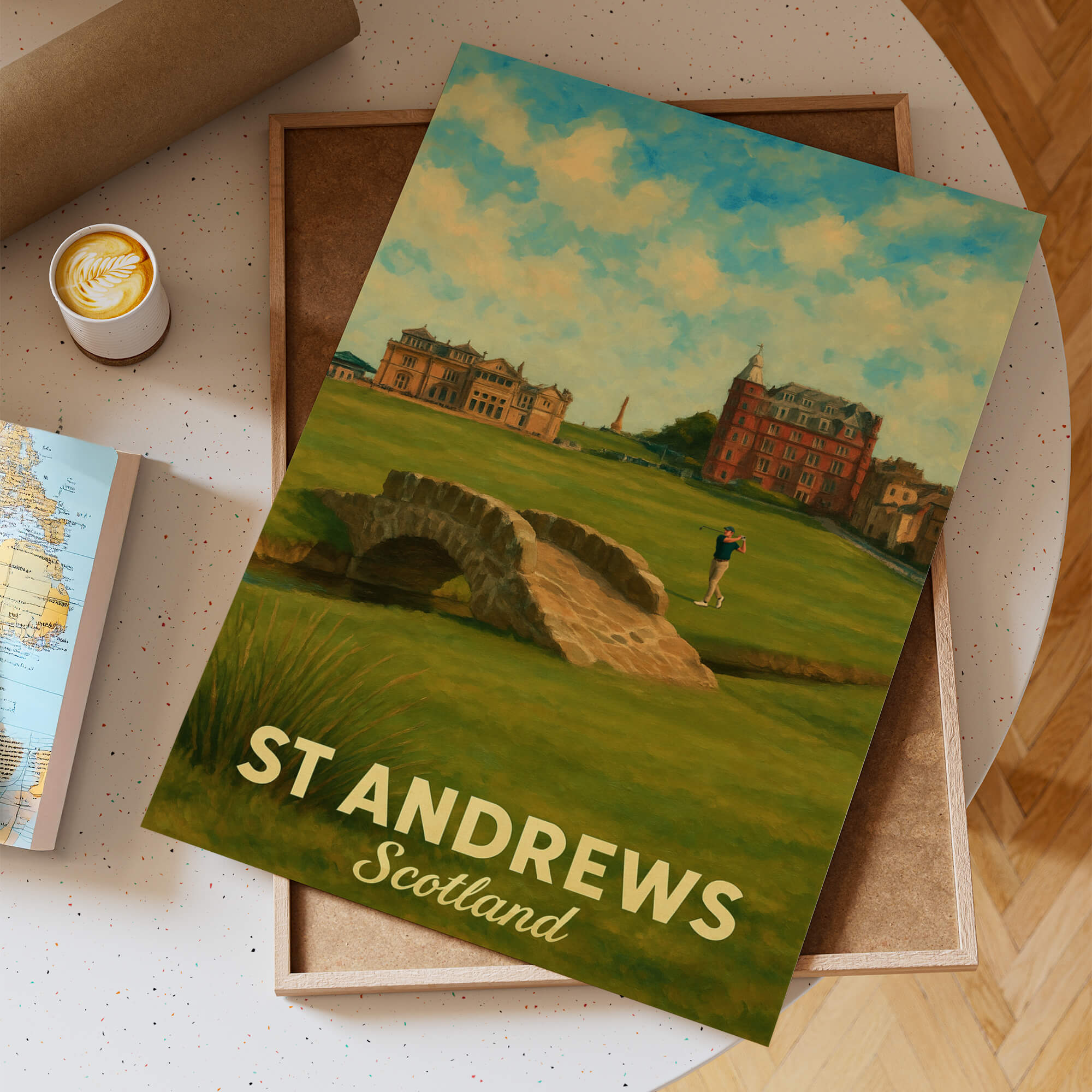 St Andrews Travel Poster
