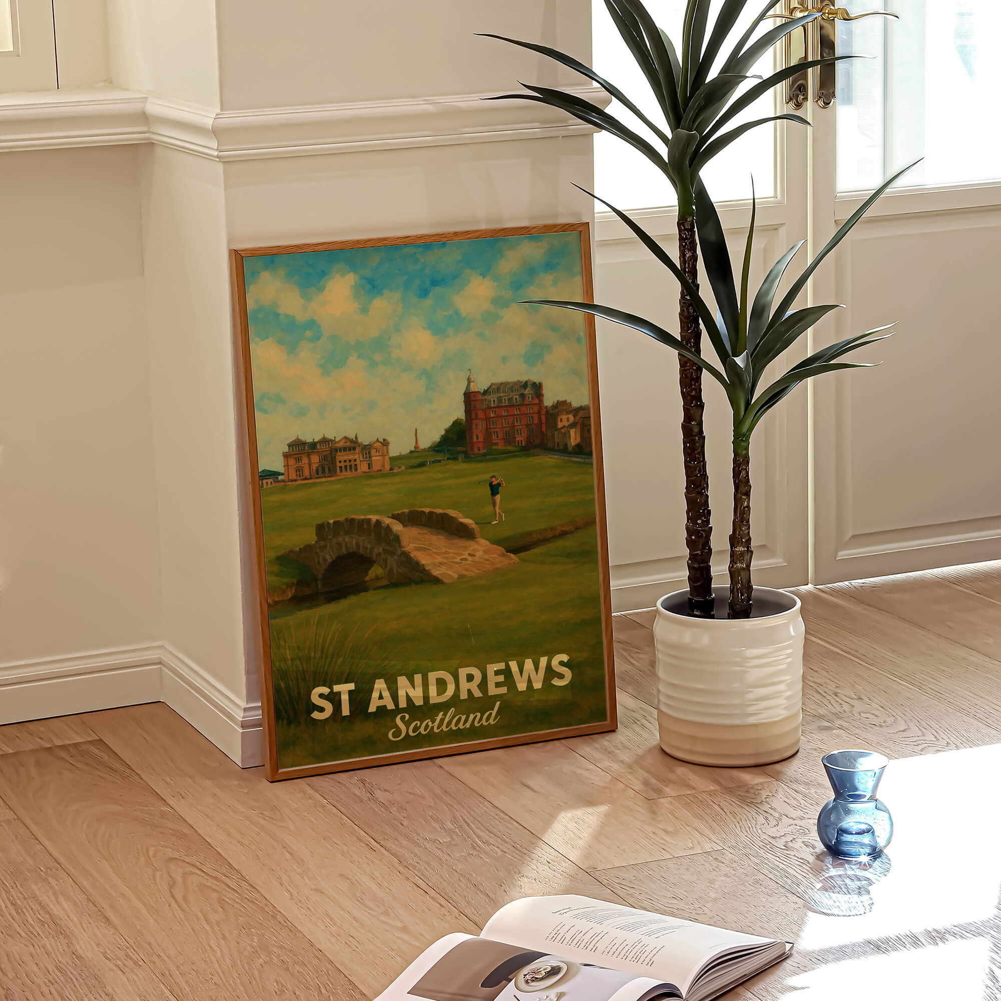 St Andrews Travel Poster