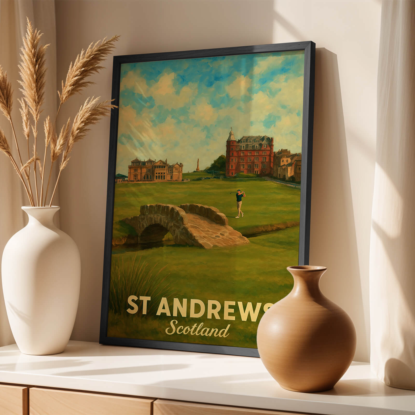 St Andrews Travel Poster