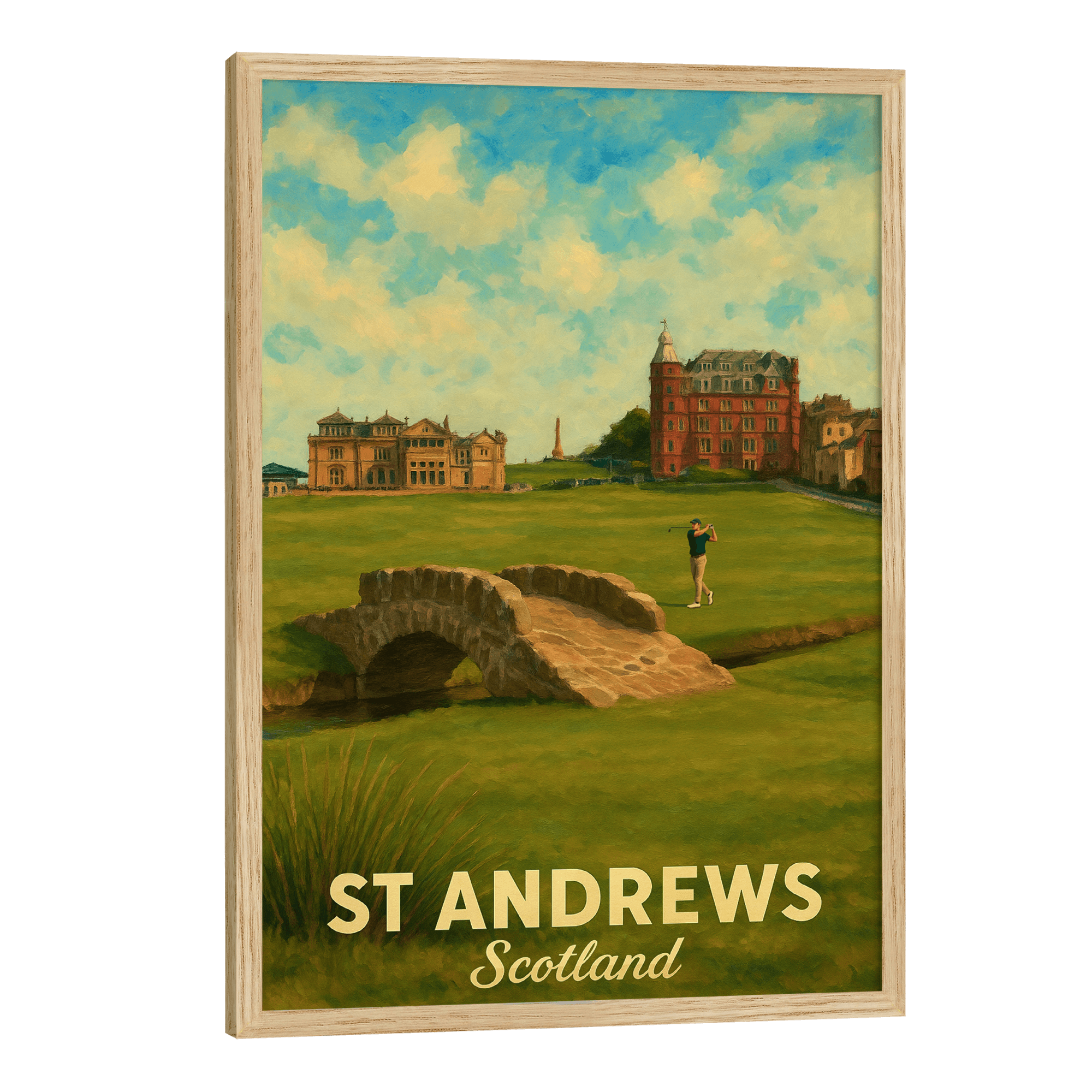 St Andrews Travel Poster
