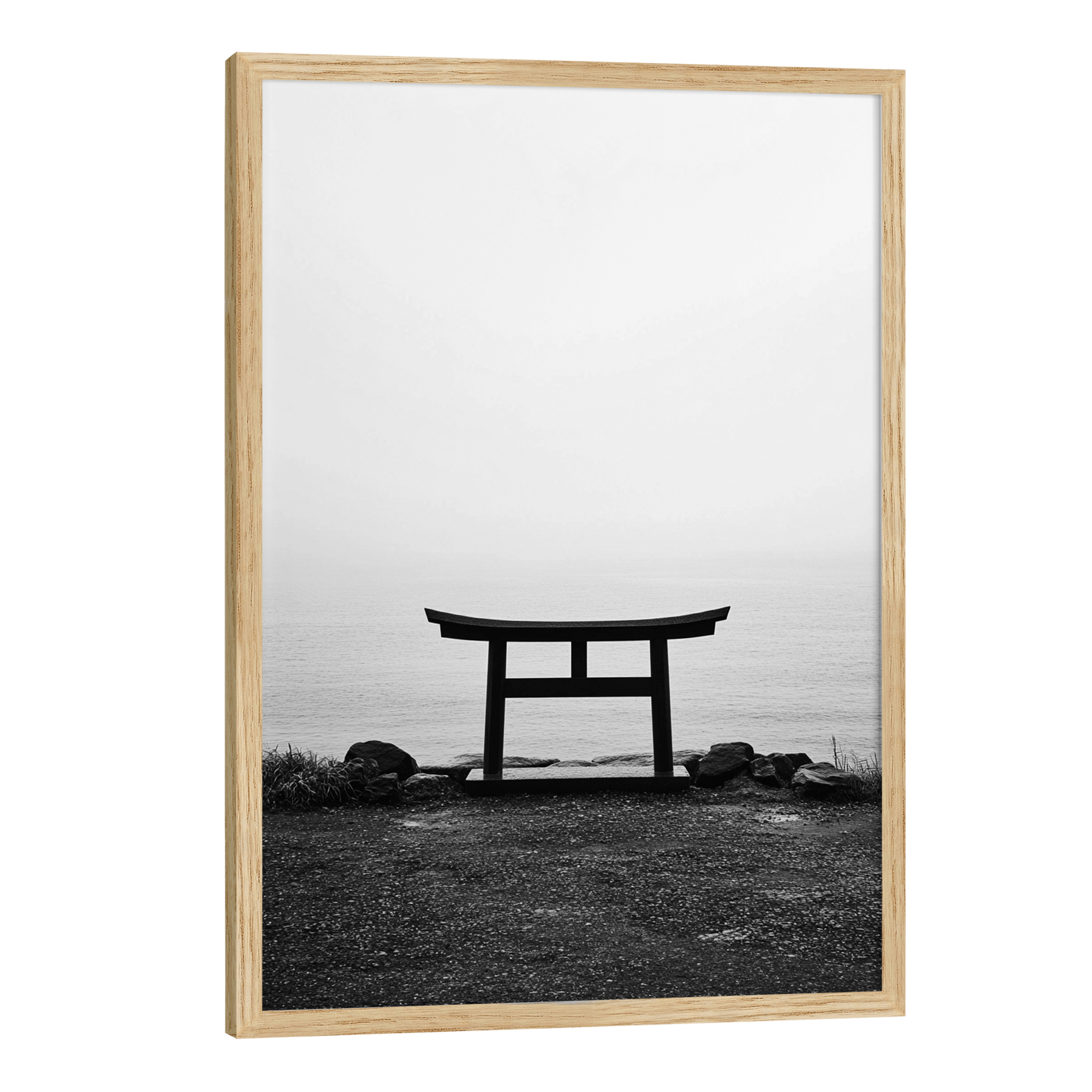 Torii At Dawn Poster