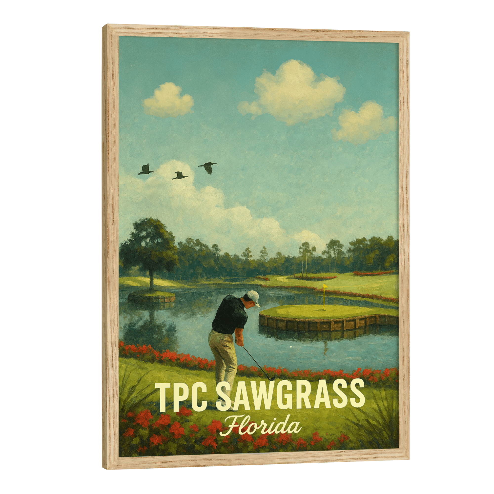TCP Sawgrass Travel Poster
