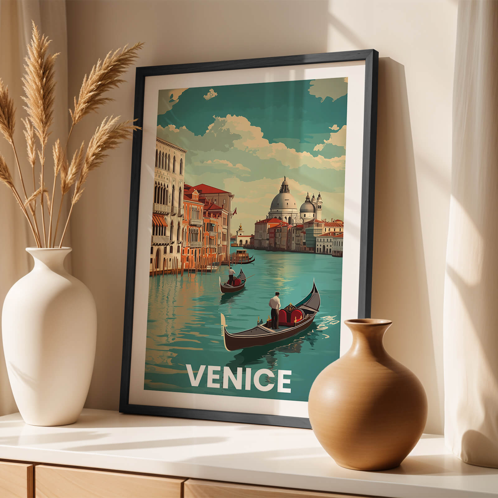 Venice Vintage City Travel Poster